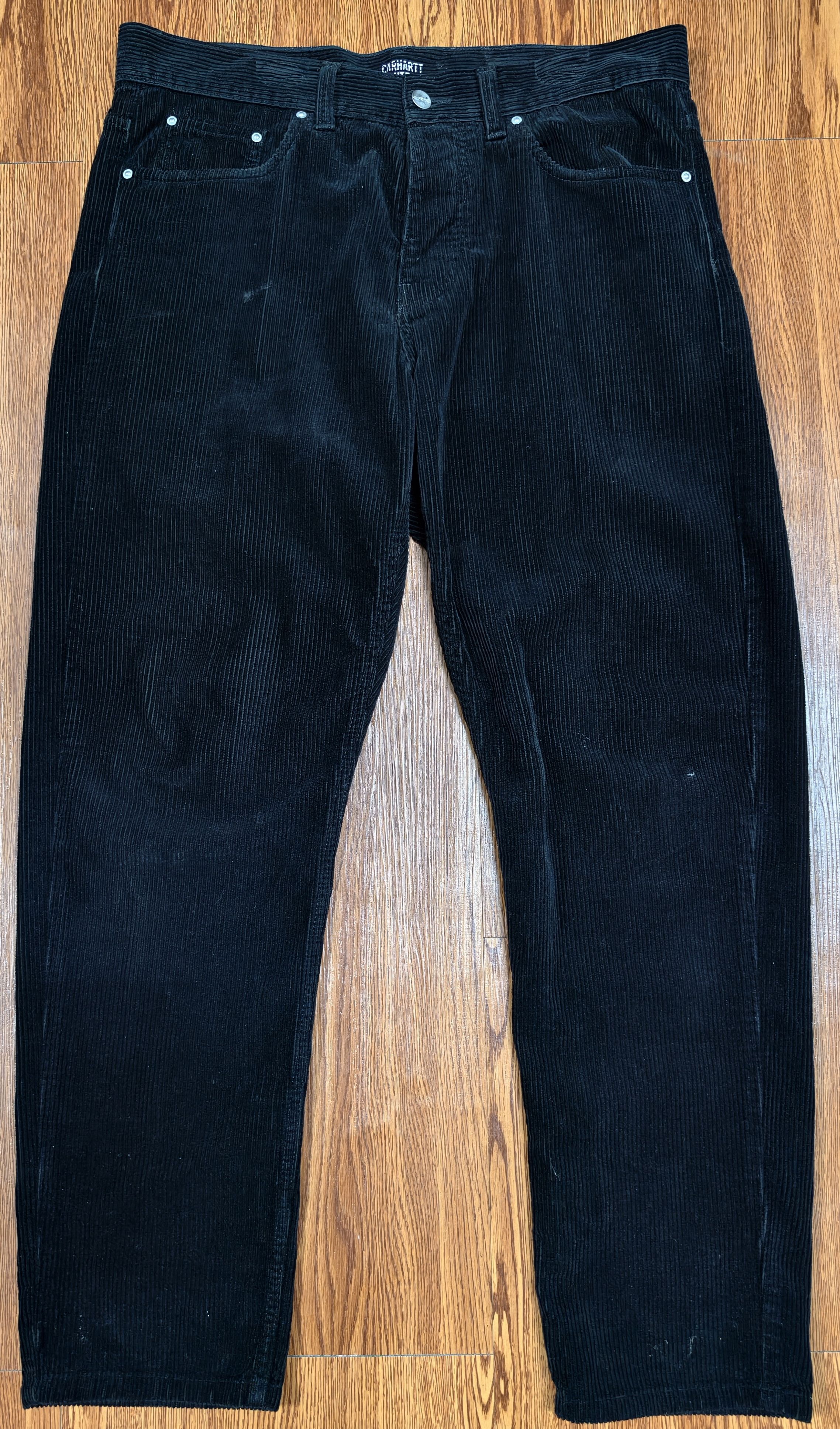 Carhartt Wip Carhartt W.I.P Klondike Pant Black Corduroy Size US 36 / EU 52 - 1 Thumbnail