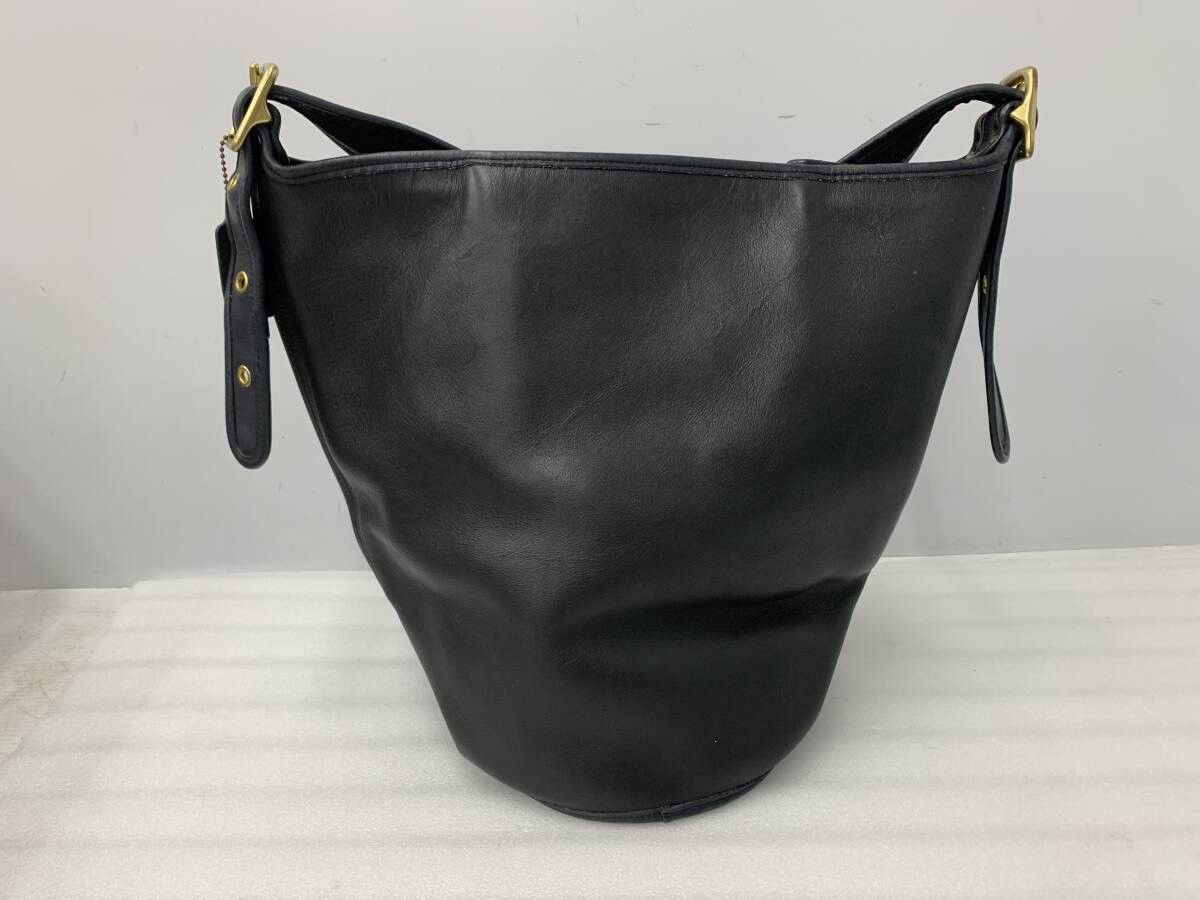 Coach Vintage Black COACH Duffle Sack Bag (No. J5D-9085) Size ONE SIZE - 2 Thumbnail