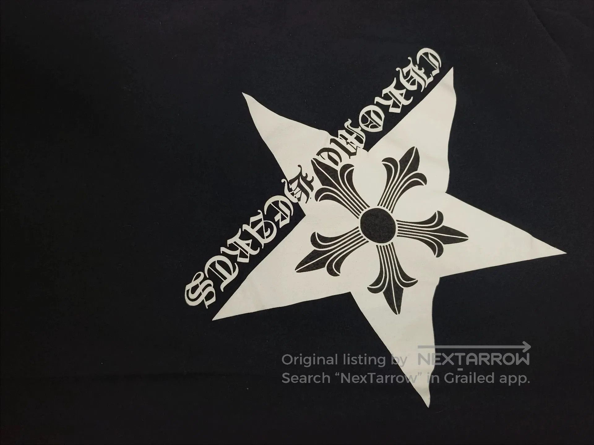 Chrome Hearts black long sleeve shirt with star design. Size US S / EU 44-46 / 1 - 5 Thumbnail