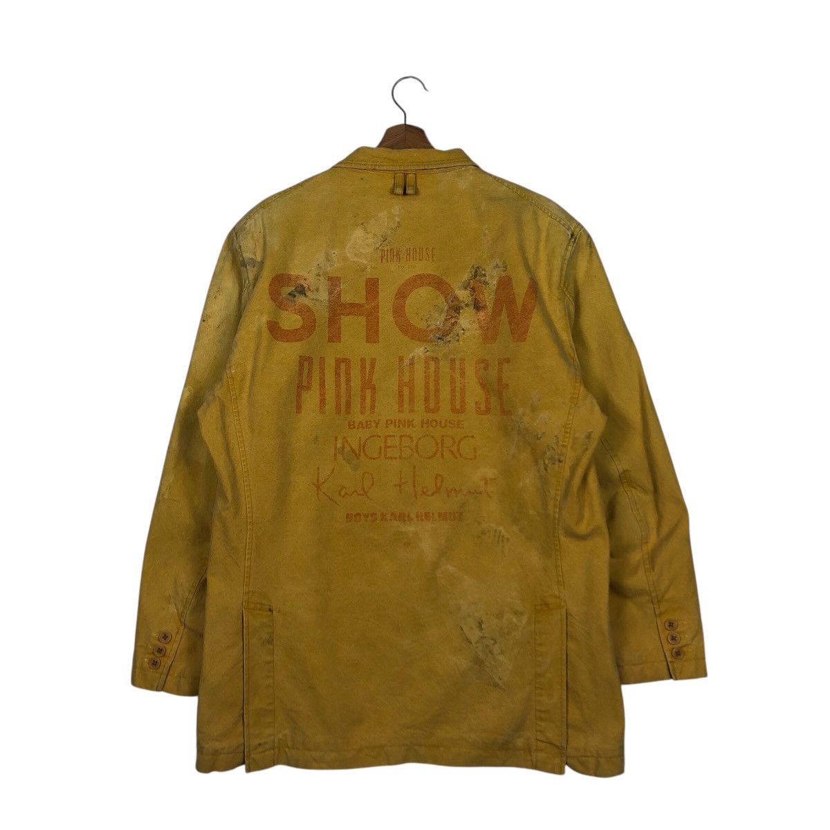 Japanese Brand × Vintage Vintage Chore Worker Jacket Karl Helmut Blanket IsseyMiyake Size US M / EU 48-50 / 2 - 9 Thumbnail