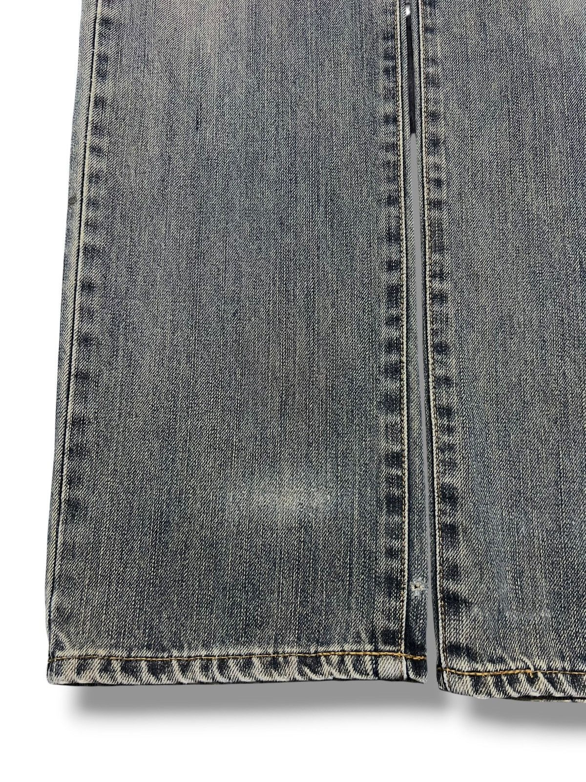 Edwin Vintage Exwin 403 Japan - Faded Mud Wash, Distressed Jeans Size US 31 - 6 Thumbnail