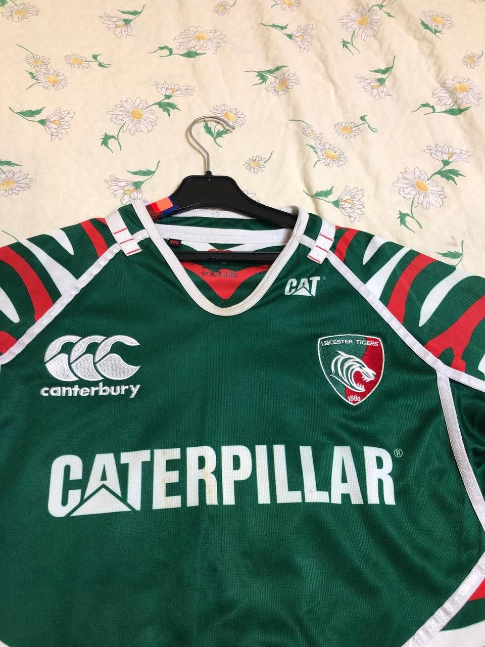 Other Vintage Canterbury Leicester Tigers Rugby Jersey Football Size US XL / EU 56 / 4 - 2 Thumbnail