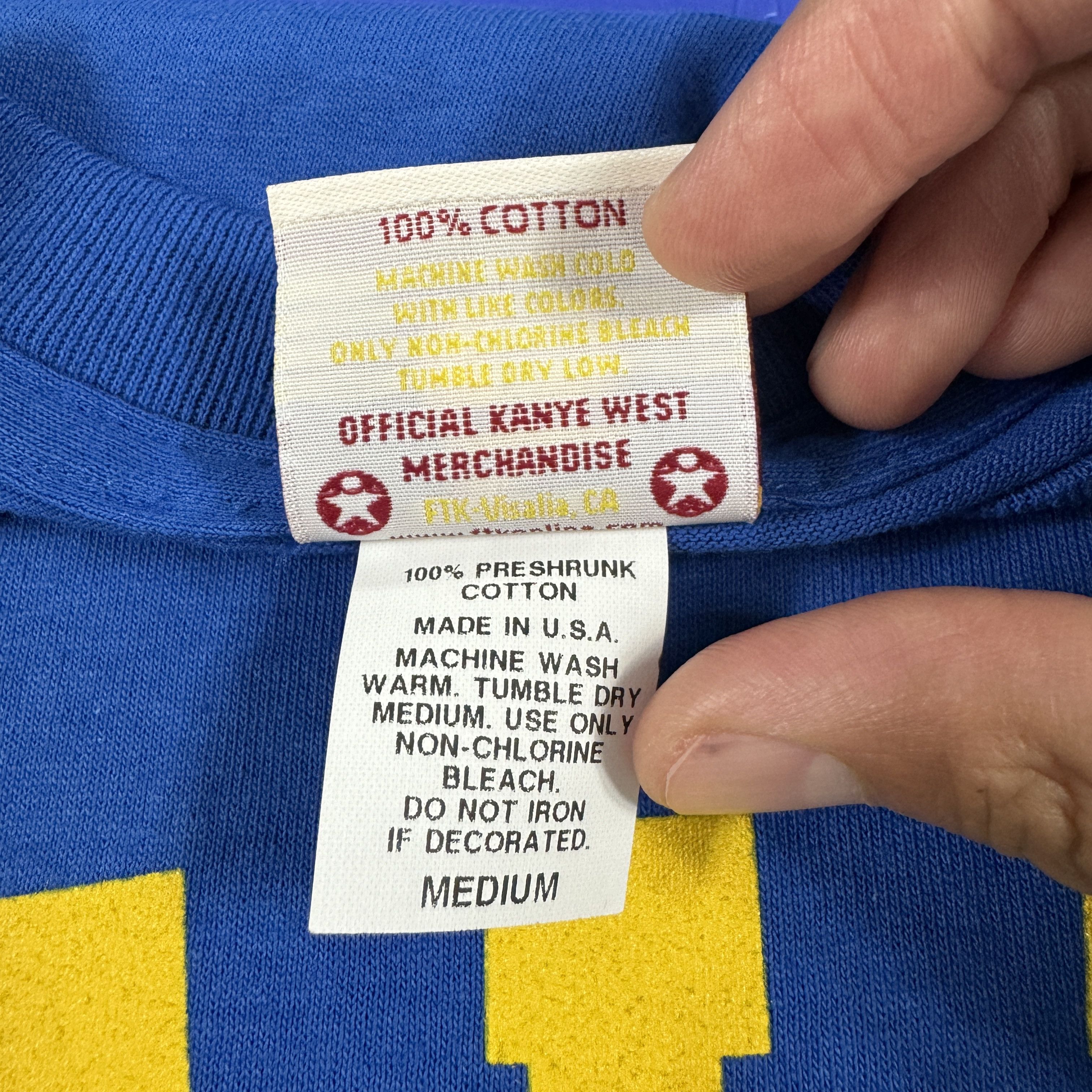 Kanye West Vintage 2004 Kanye West College Dropout T-shirt Size US M / EU 48-50 / 2 - 5 Thumbnail