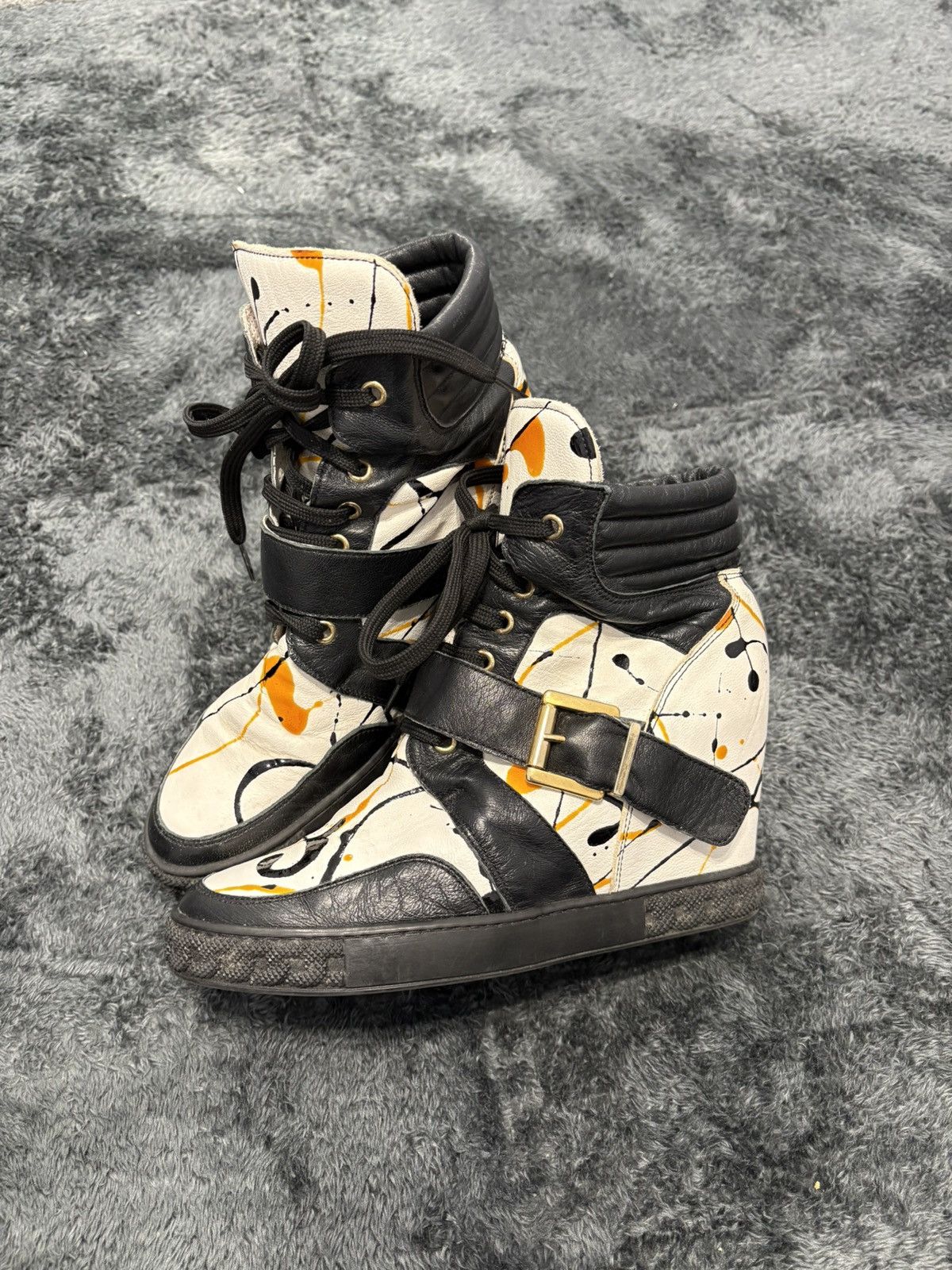 Isabel Marant Isabel Marant Vibe Sneakers Hand Paint Margiela Style Size US 8 / IT 38 - 1 Thumbnail