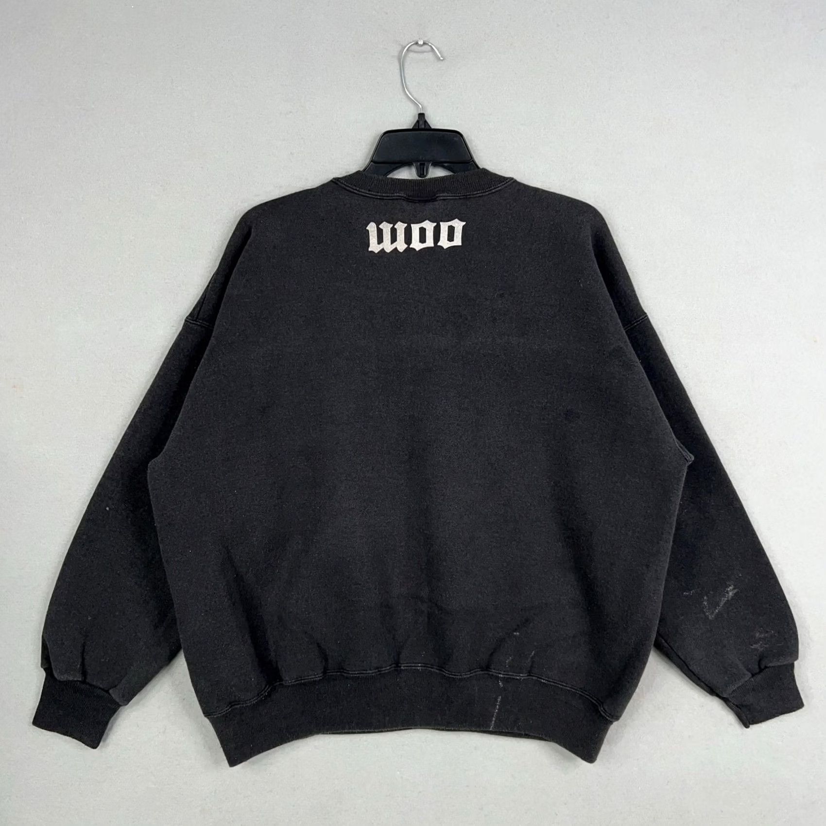 Hanes VINTAGE Hanes Delta Zeta Kappa Sweatshirt Mens XL Black Graphic Print 90s Preppy Crewneck Size US XL / EU 56 / 4 - 7 Thumbnail