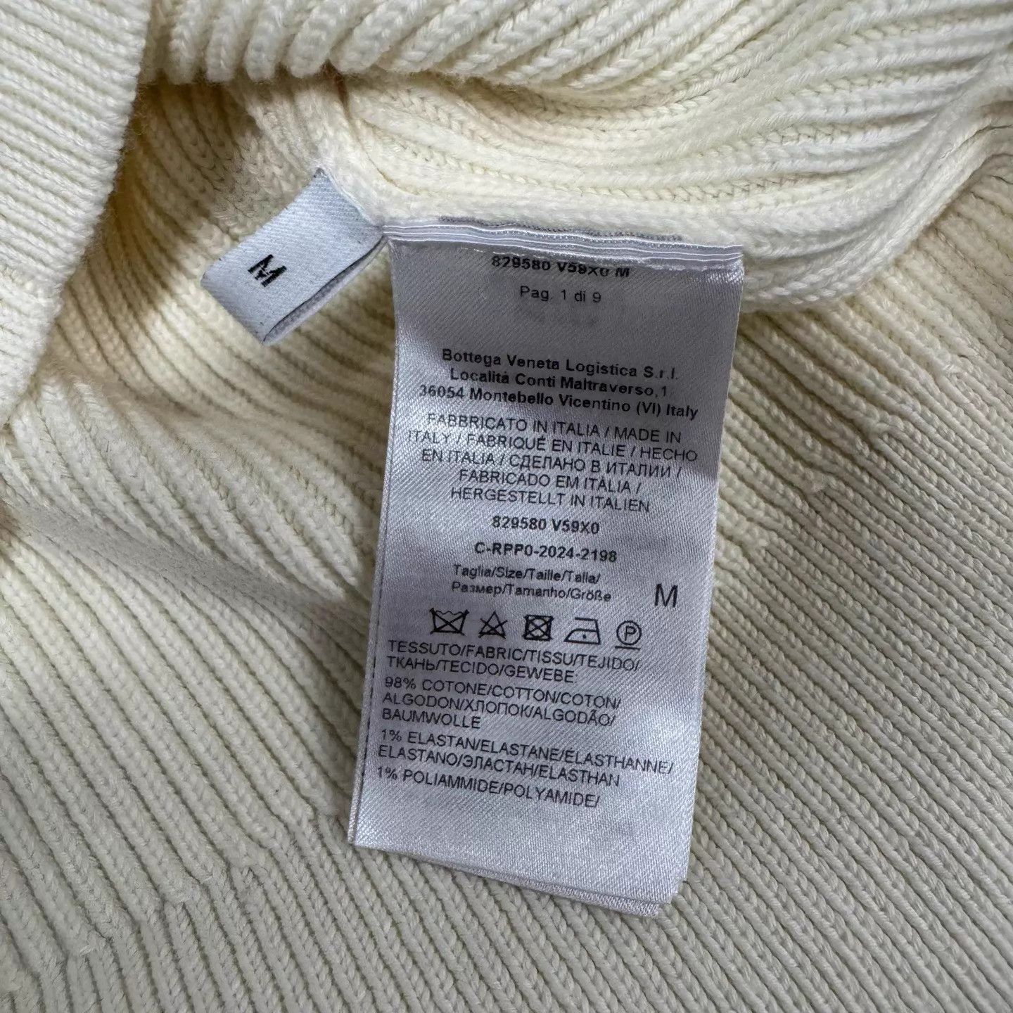 Bottega Veneta BV cream knit cardigan large lapel gold buttons M Size M / US 6-8 / IT 42-44 - 6 Thumbnail