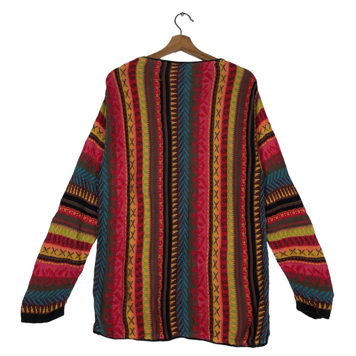 Japanese Brand 🔥90’s Vintage Knit Sweater Inspire Coogi Design Size US M / EU 48-50 / 2 - 7 Thumbnail