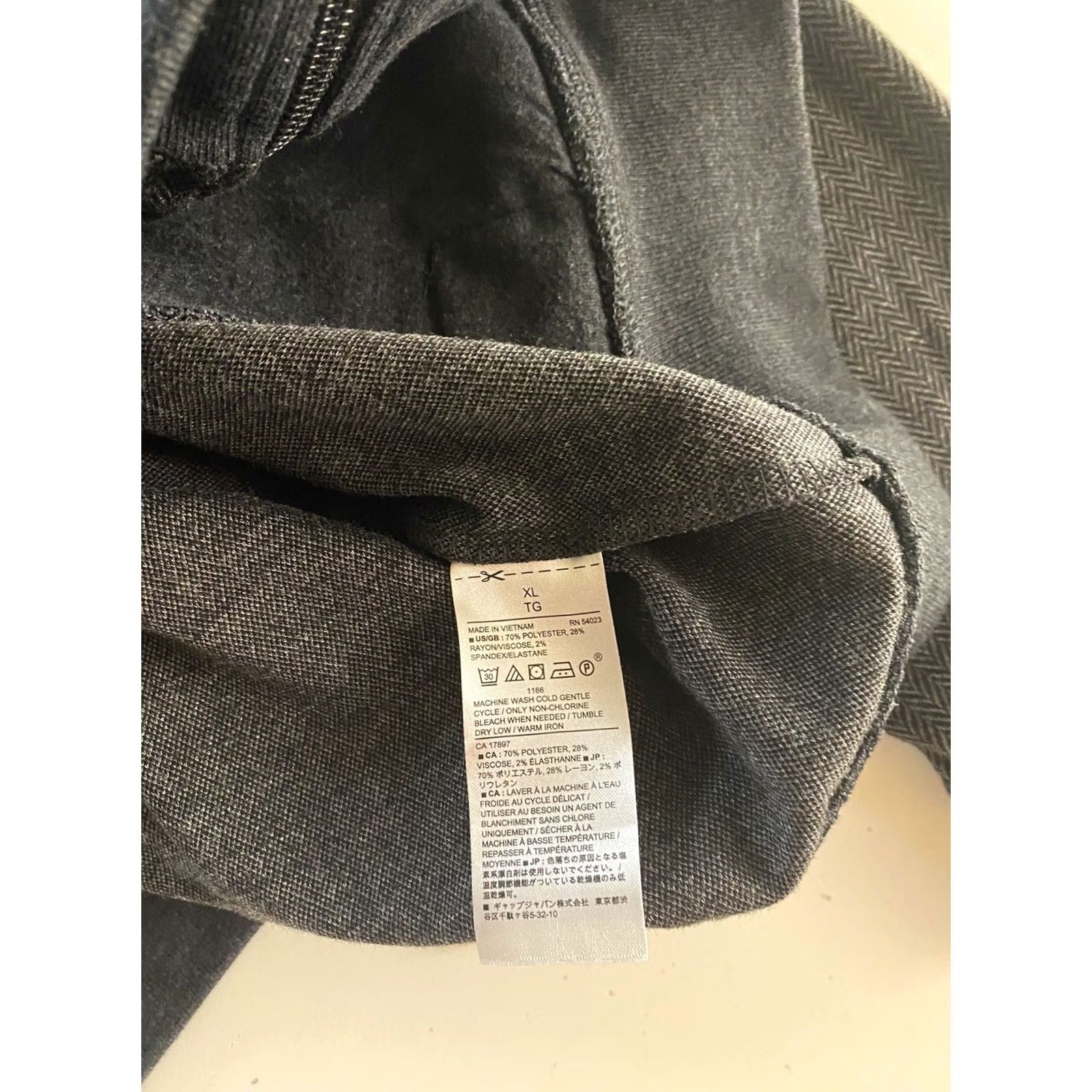 Banana Republic VINTAGE Banana Republic Zippered Collarless Baseball SWEATER XL Extra Large Size US XL / EU 56 / 4 - 5 Thumbnail