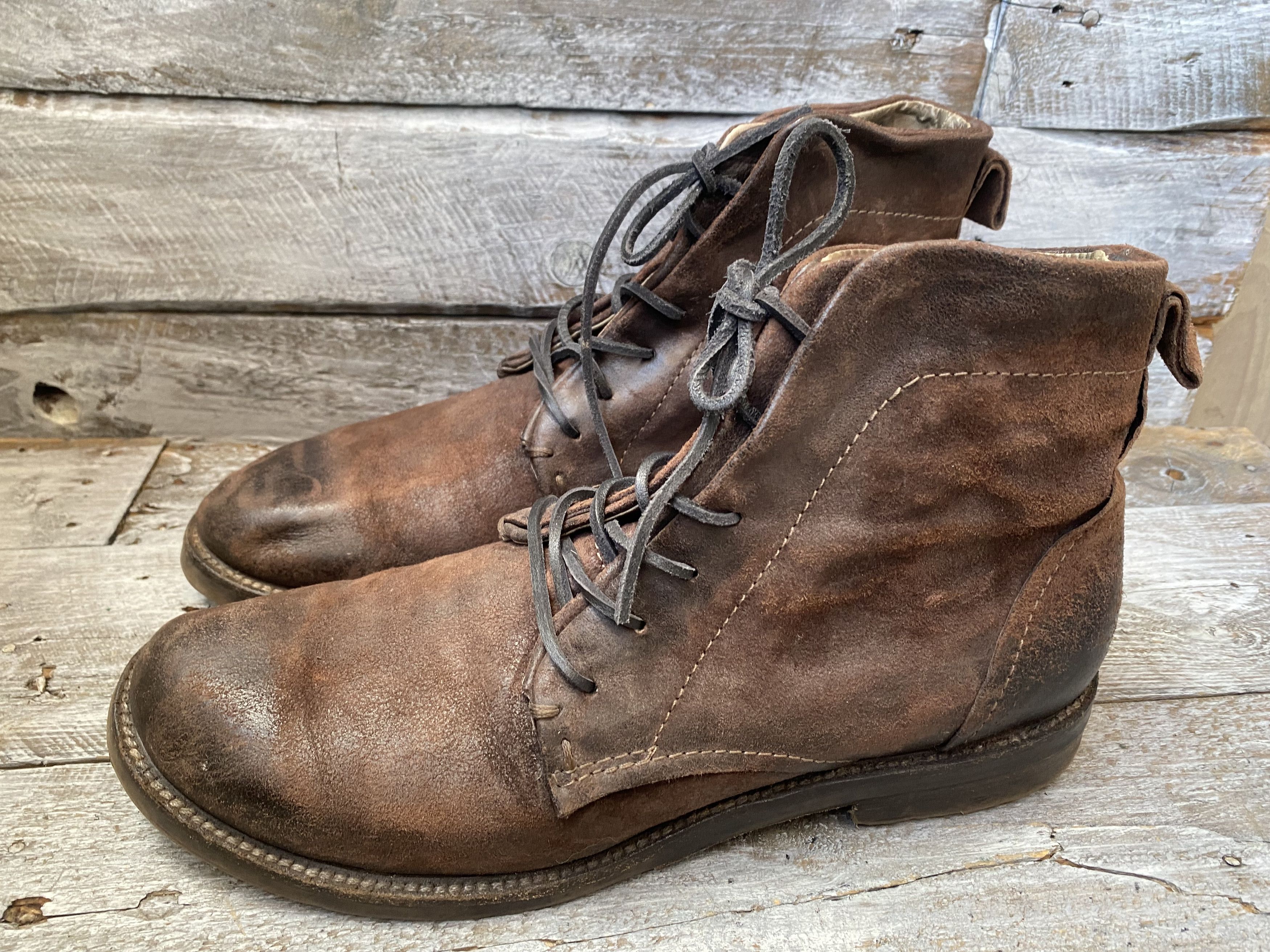 A.S.98 As.98 brown burnished ankle biker combat boots sz 42 Size US 9 / EU 42 - 5 Thumbnail