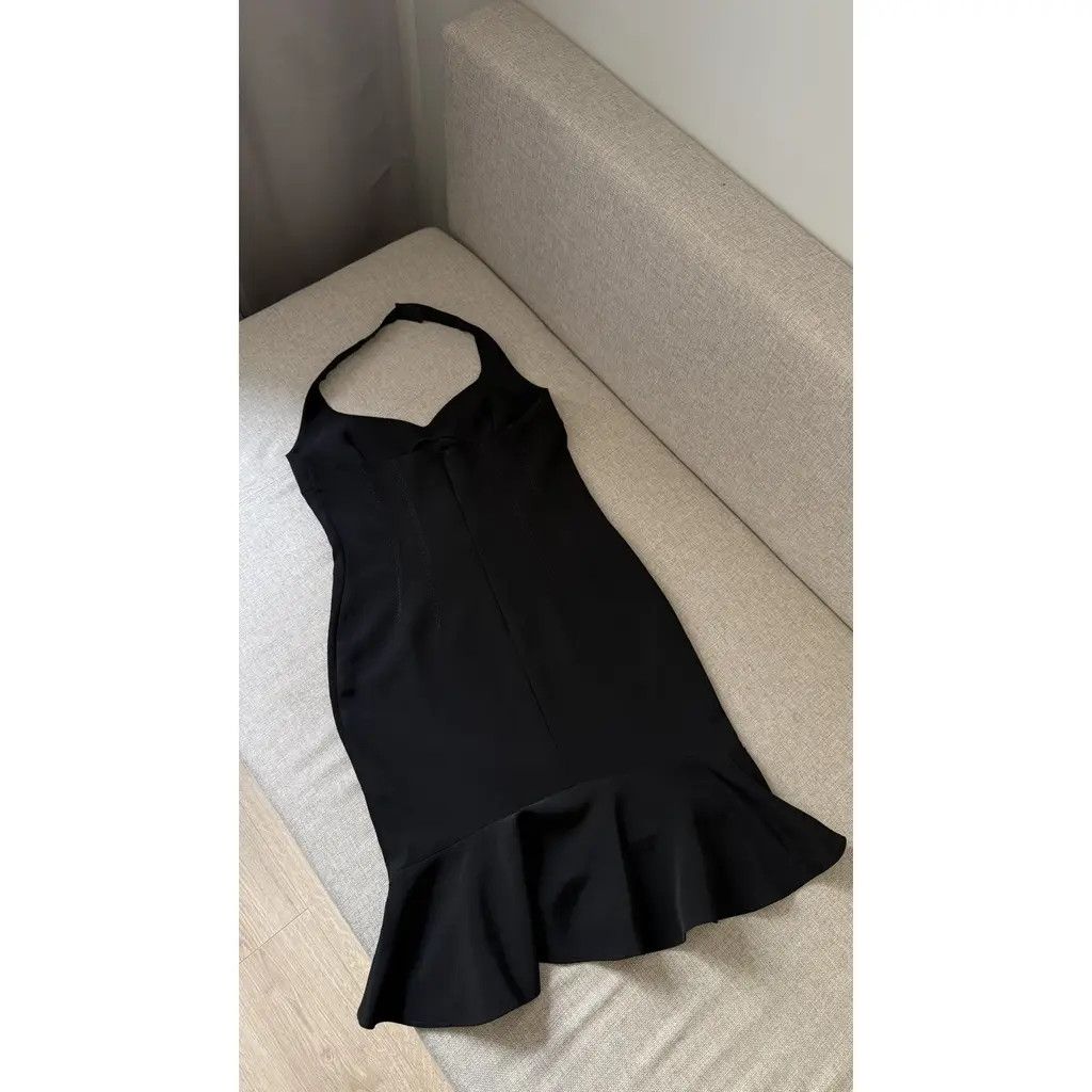 Dolce & Gabbana Dolce & Gabbana Halterneck Mermaid Mini Dress Black IT 44 Size M / US 6-8 / IT 42-44 - 5 Thumbnail