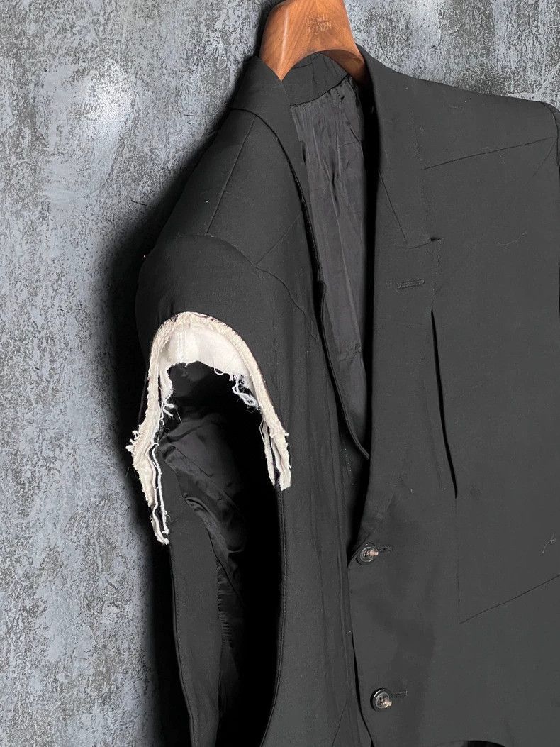 Rick Owens Rick Owens Black Asymmetrical Vest Jacket-2505 Size US M / EU 48-50 / 2 - 6 Thumbnail