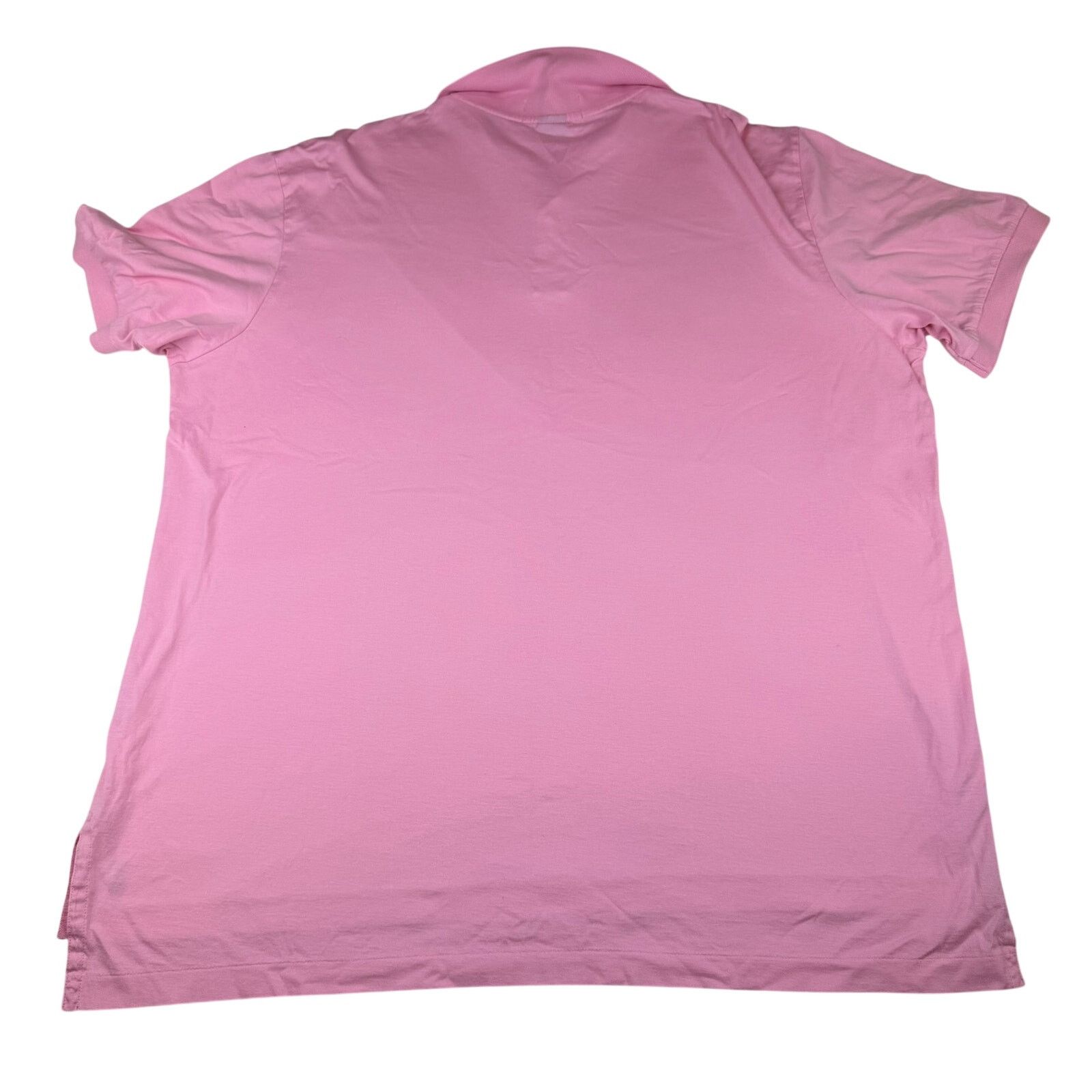 Polo Ralph Lauren Polo Ralph Lauren Pink Pima Cotton Polo Shirt XL Size US XL / EU 56 / 4 - 2 Thumbnail