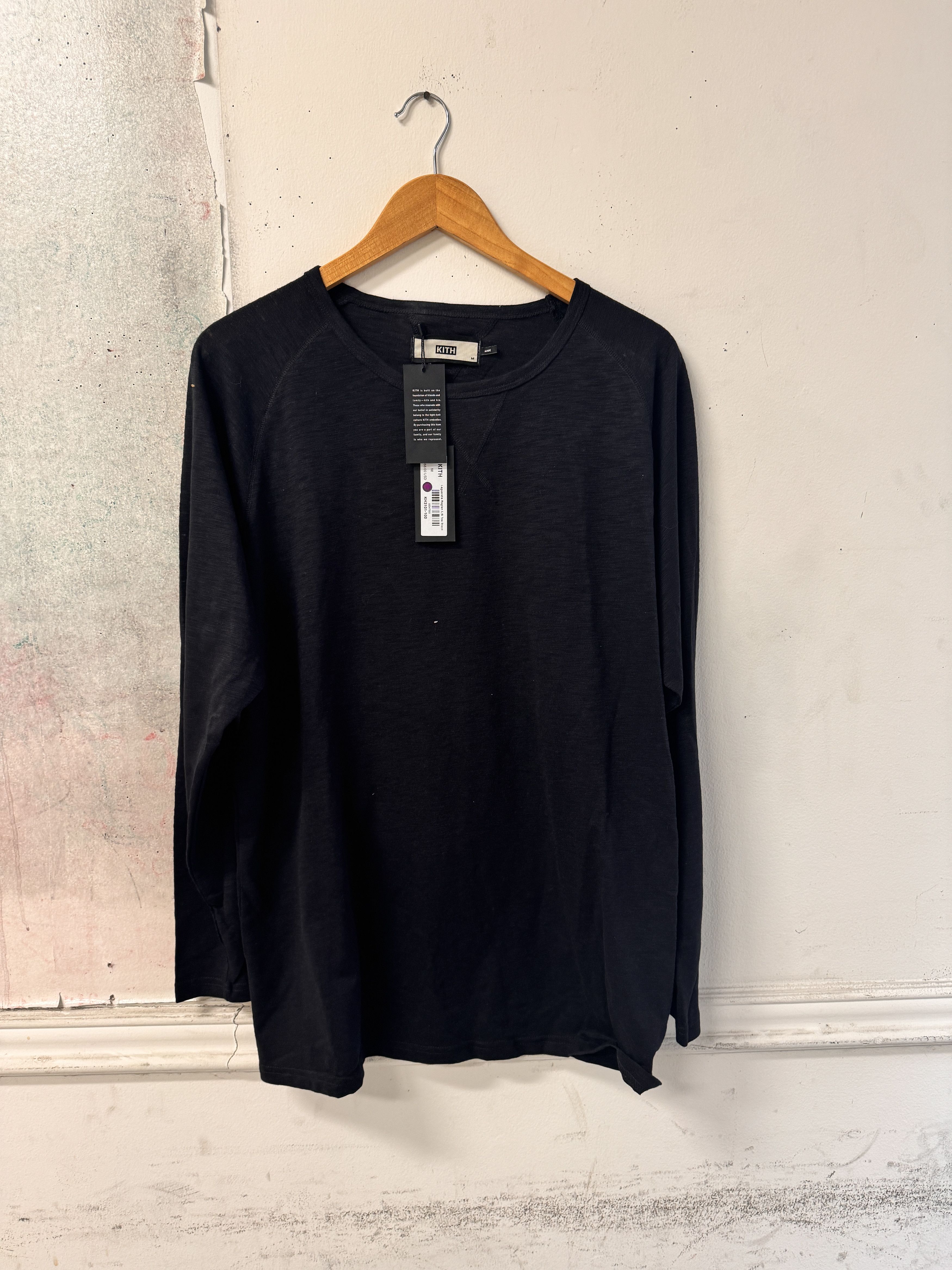 Kith KITH LONGSLEEVE BLACK MENS TEE Size US M / EU 48-50 / 2 - 4 Thumbnail