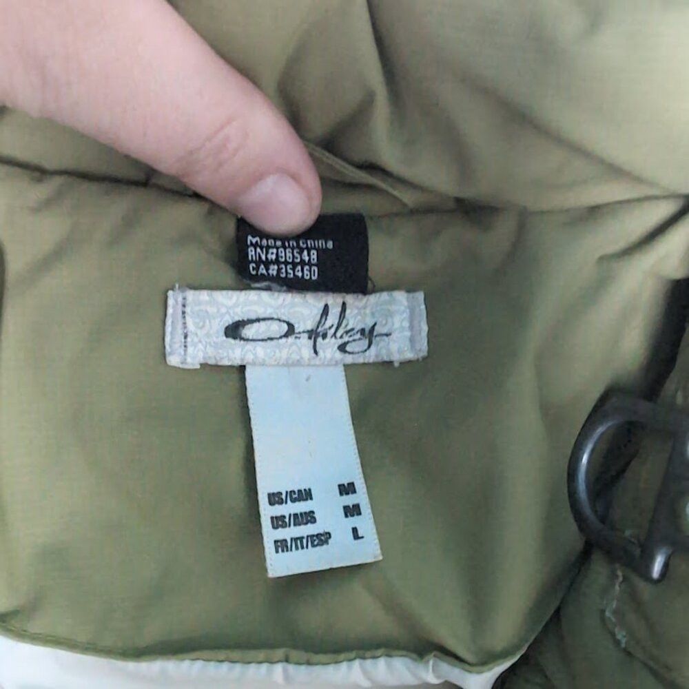 Oakley Oakley Women's Quilted Puffer Snow Winter Parka Light Olive Size M / US 6-8 / IT 42-44 - 4 Thumbnail