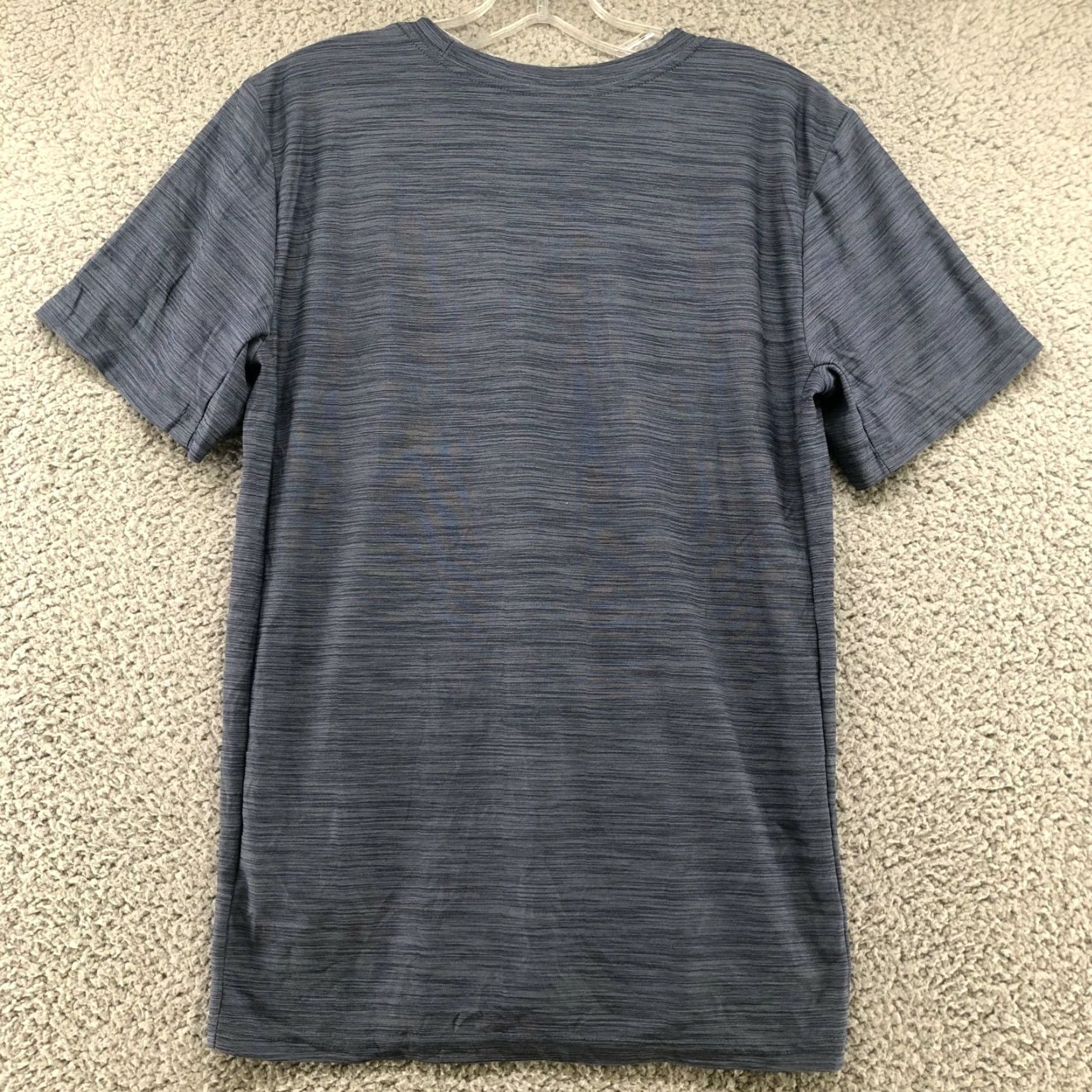 Nike Nike Dri-Fit Shirt Mens S Short Sleeve Gray Active T-Shirt Crewneck Pullover Running Gym Athletic Breathable Moisture-Wicking Size US S / EU 44-46 / 1 - 2 Thumbnail