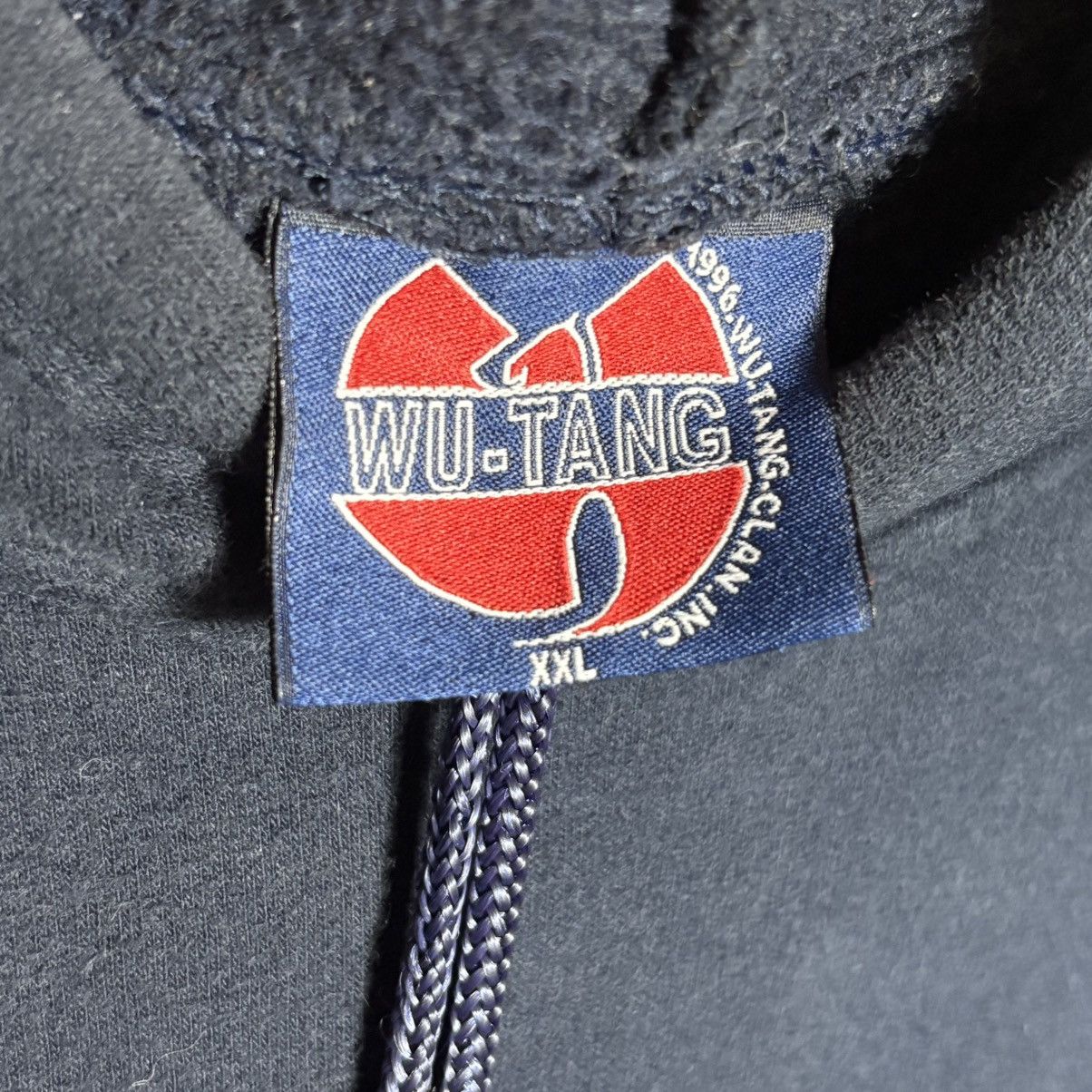 Rap Tees Vintage 90s Wu-Tang Patch Logo Hoodie / Hiphop Rapper Size US XXL / EU 58 / 5 - 3 Thumbnail
