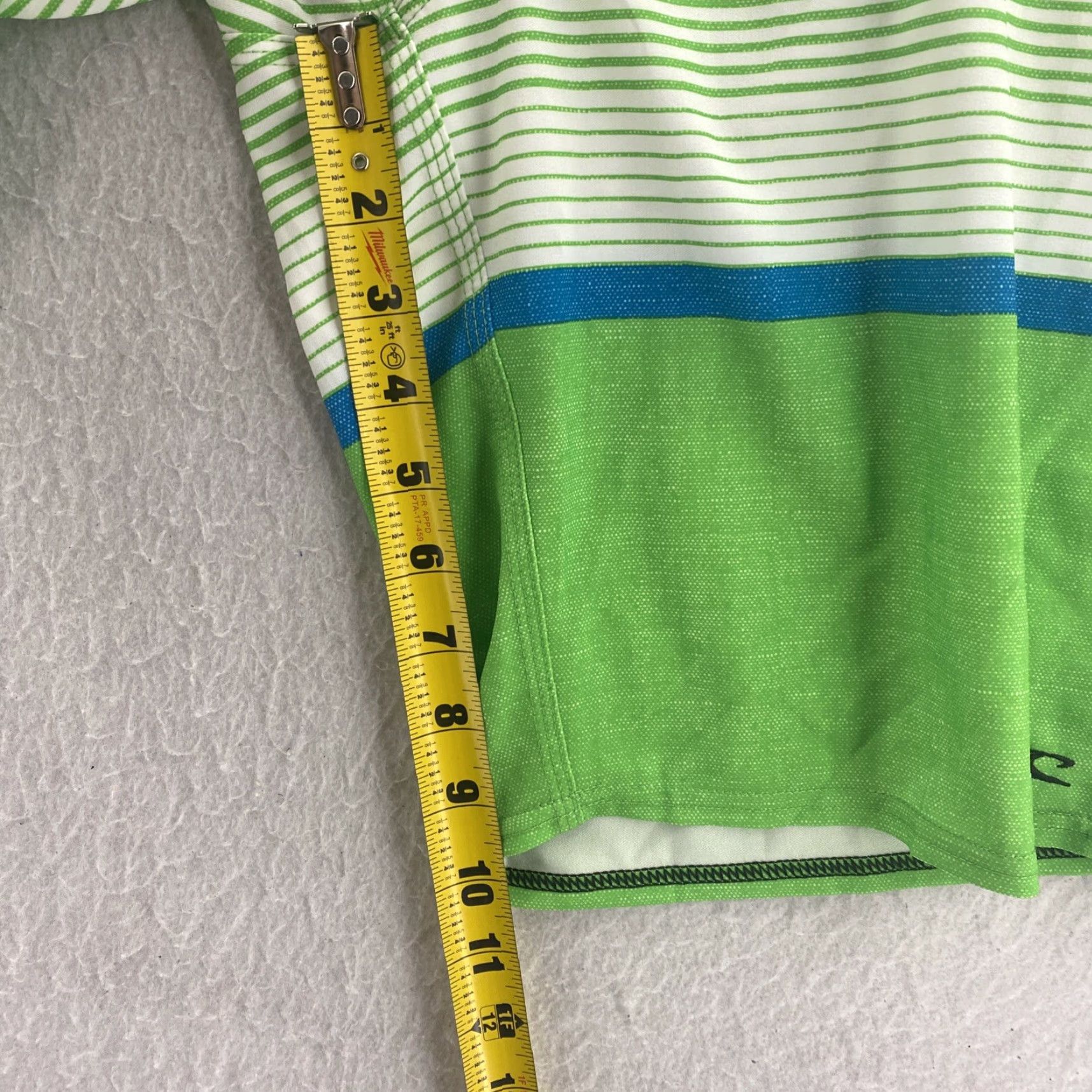 O'Neill O'Neill Cargo Board Shorts Mens 30 Lime Green Blue Striped Swimwear NWT Size US 30 / EU 46 - 5 Thumbnail