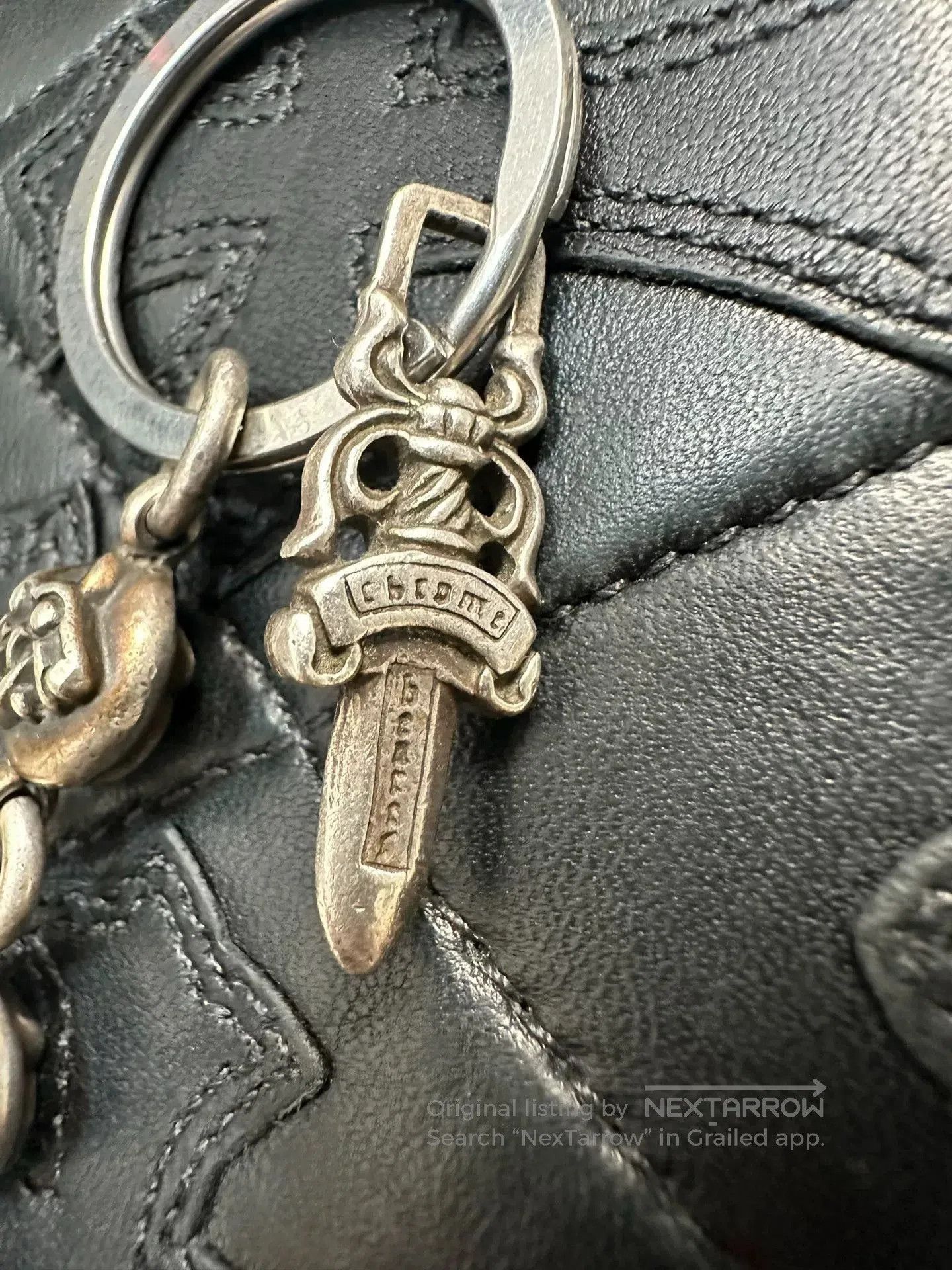 Chrome Hearts Chrome Hearts Celtic Dragon Sword Keychain. Size ONE SIZE - 5 Thumbnail