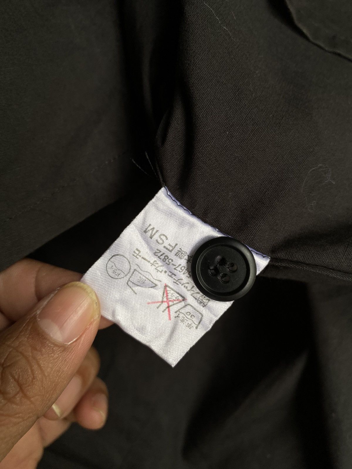 Japanese Brand FICCE-MEDIUM- FICCE UOMO Shadow Relax Shirt Size XS / US 0-2 / IT 36-38 - 4 Thumbnail