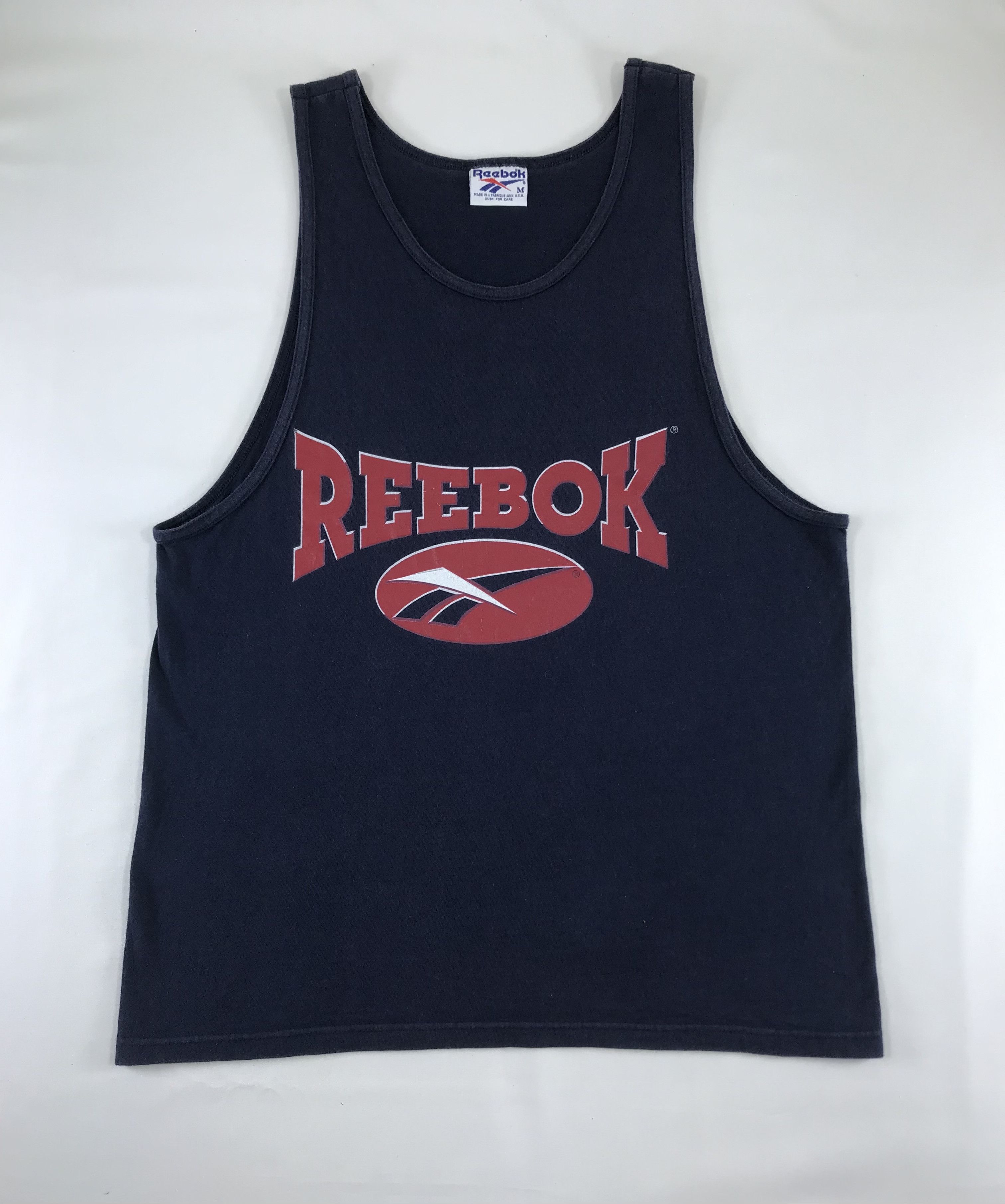 Reebok Vintage Reebok Big Logo Tank Top Size US M / EU 48-50 / 2 - 1 Thumbnail