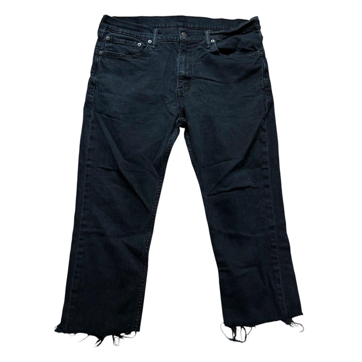 Levi's y2k levi’s cropped black jeans Size US 34 / EU 50 - 1 Thumbnail