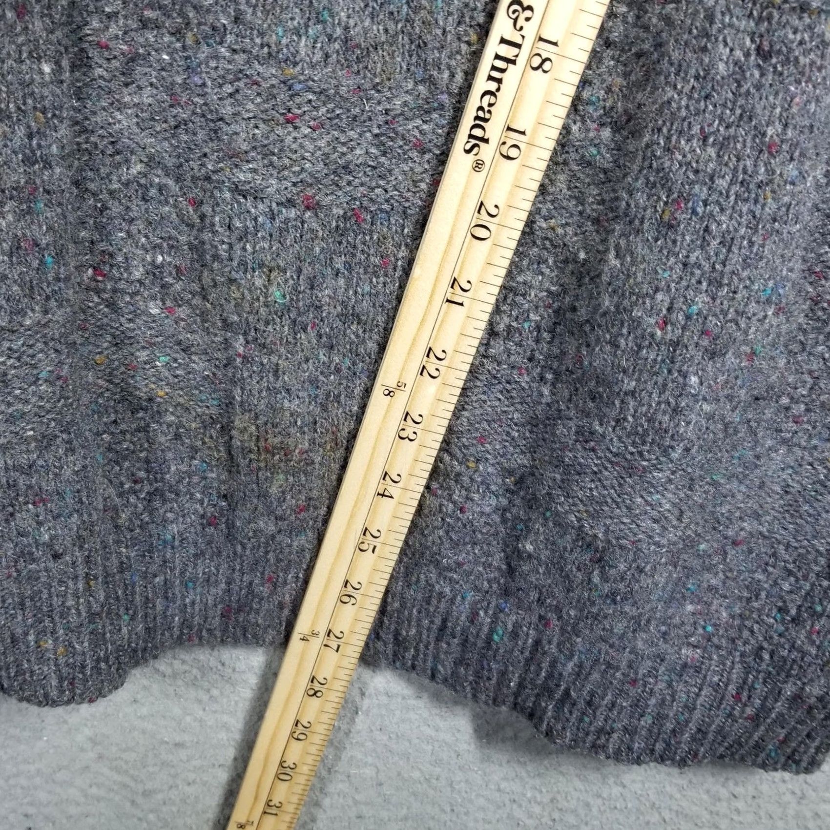 Pendleton VINTAGE Pendleton Sweater Mens XL Gray Wool Thick Knit Crewneck Pullover USA Size US XL / EU 56 / 4 - 4 Thumbnail