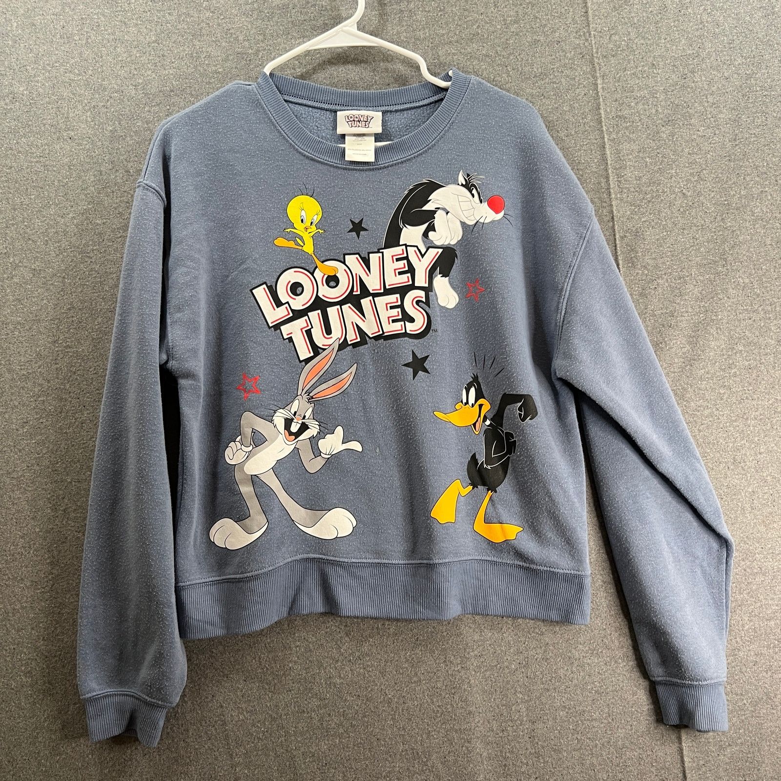 Other Looney Tunes Shirt Women Size XS Blue Long Sleeve Size XS / US 0-2 / IT 36-38 - 4 Thumbnail