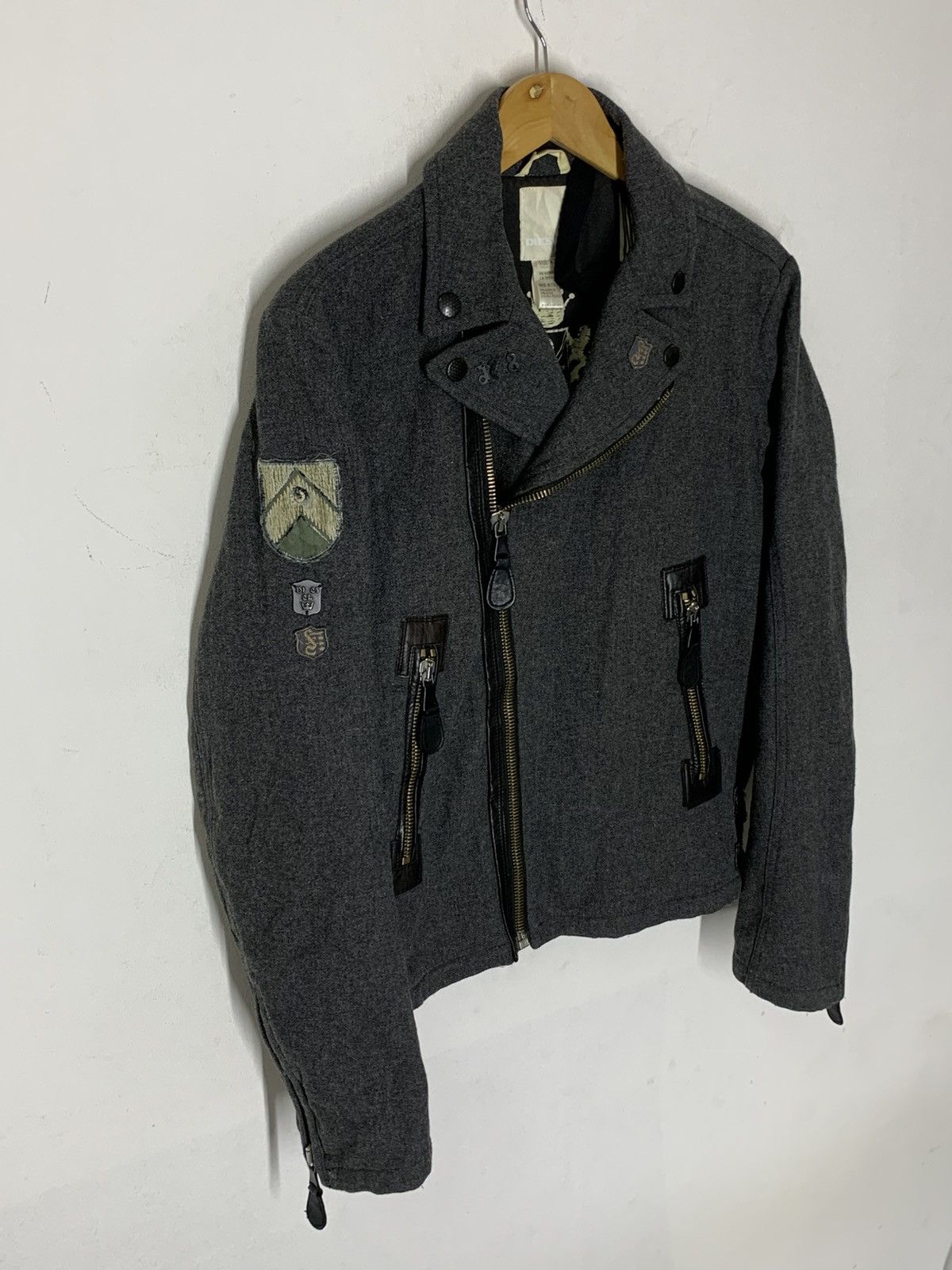 Diesel Vintage DIESEL Double Collar Wool Jacket Size US M / EU 48-50 / 2 - 10 Thumbnail