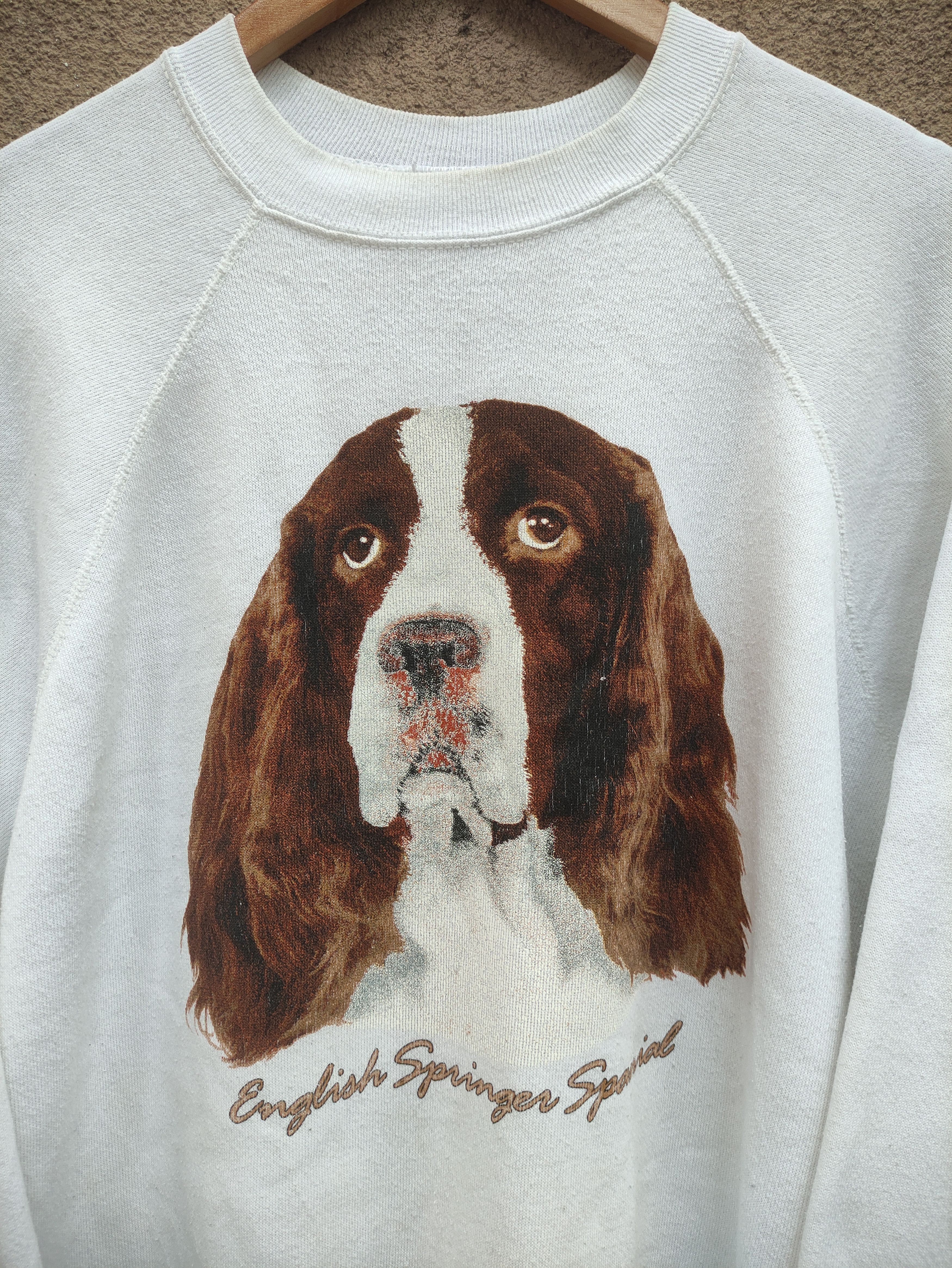 Vintage Vintage English Springer Spaniel Pullover Crewneck Dog Size US XL / EU 56 / 4 - 3 Thumbnail