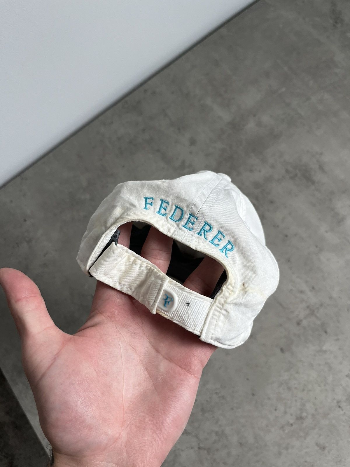 Vintage Vintage Distressed Nike Federer Cap Size ONE SIZE - 4 Thumbnail