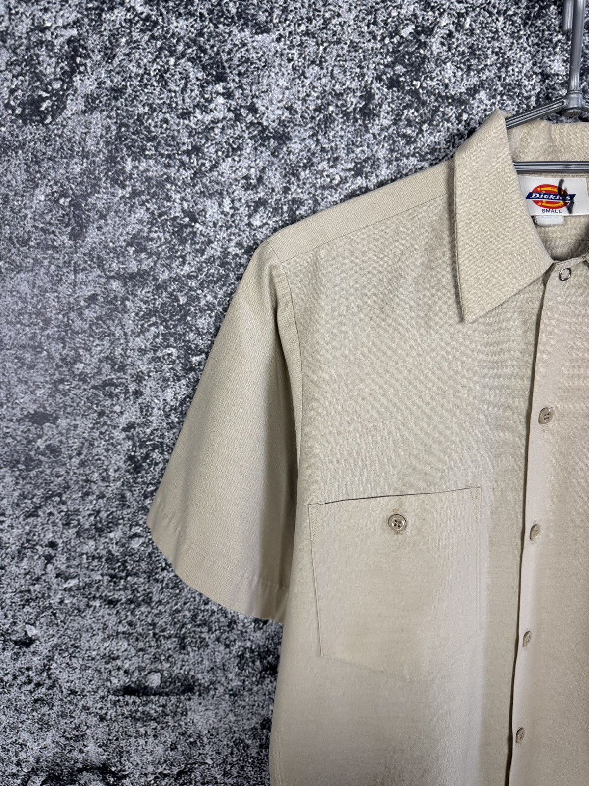 Dickies Dickies Short Sleeve Work Shirt Junkyard Garage Vintage Sz S Size US S / EU 44-46 / 1 - 4 Thumbnail