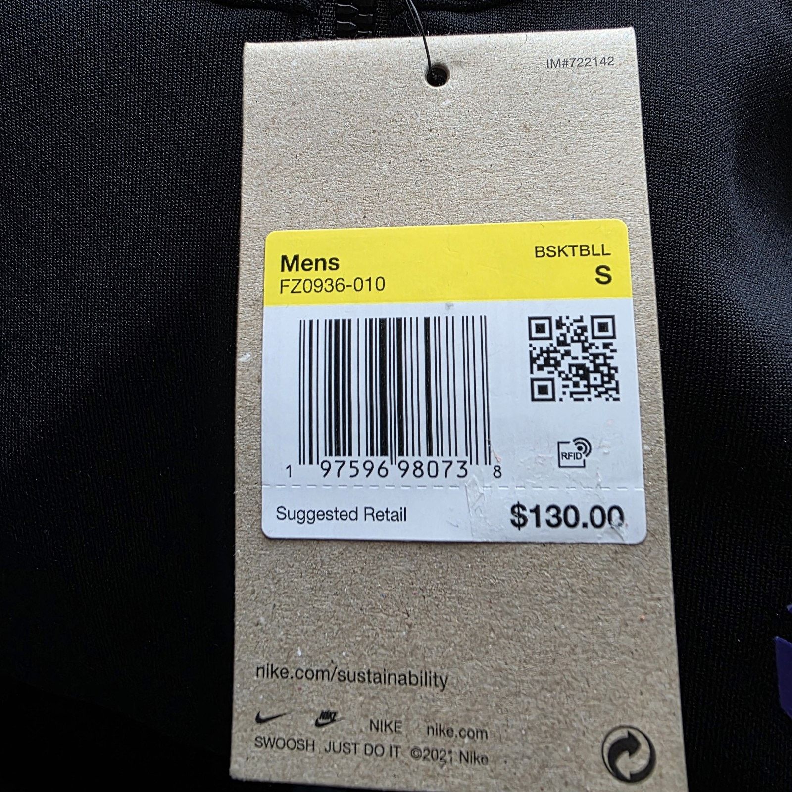 Nike Nike Kobe Bryant Logo Black Track Jacket Brand New Sz Small Size US S / EU 44-46 / 1 - 5 Thumbnail