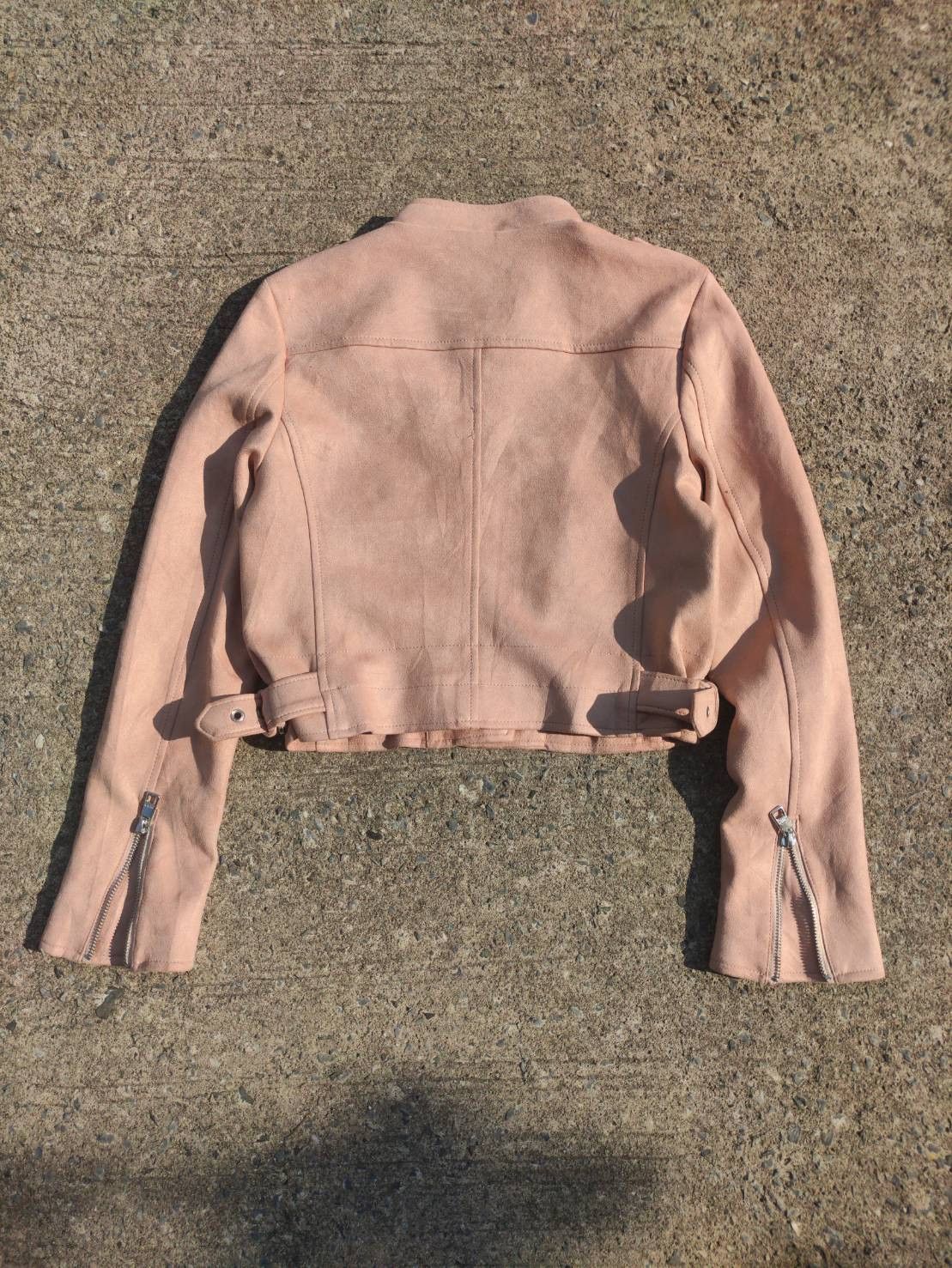 Banana Republic Banana Republic Vegan Suede Moto Jacket Size S / US 4 / IT 40 - 2 Thumbnail