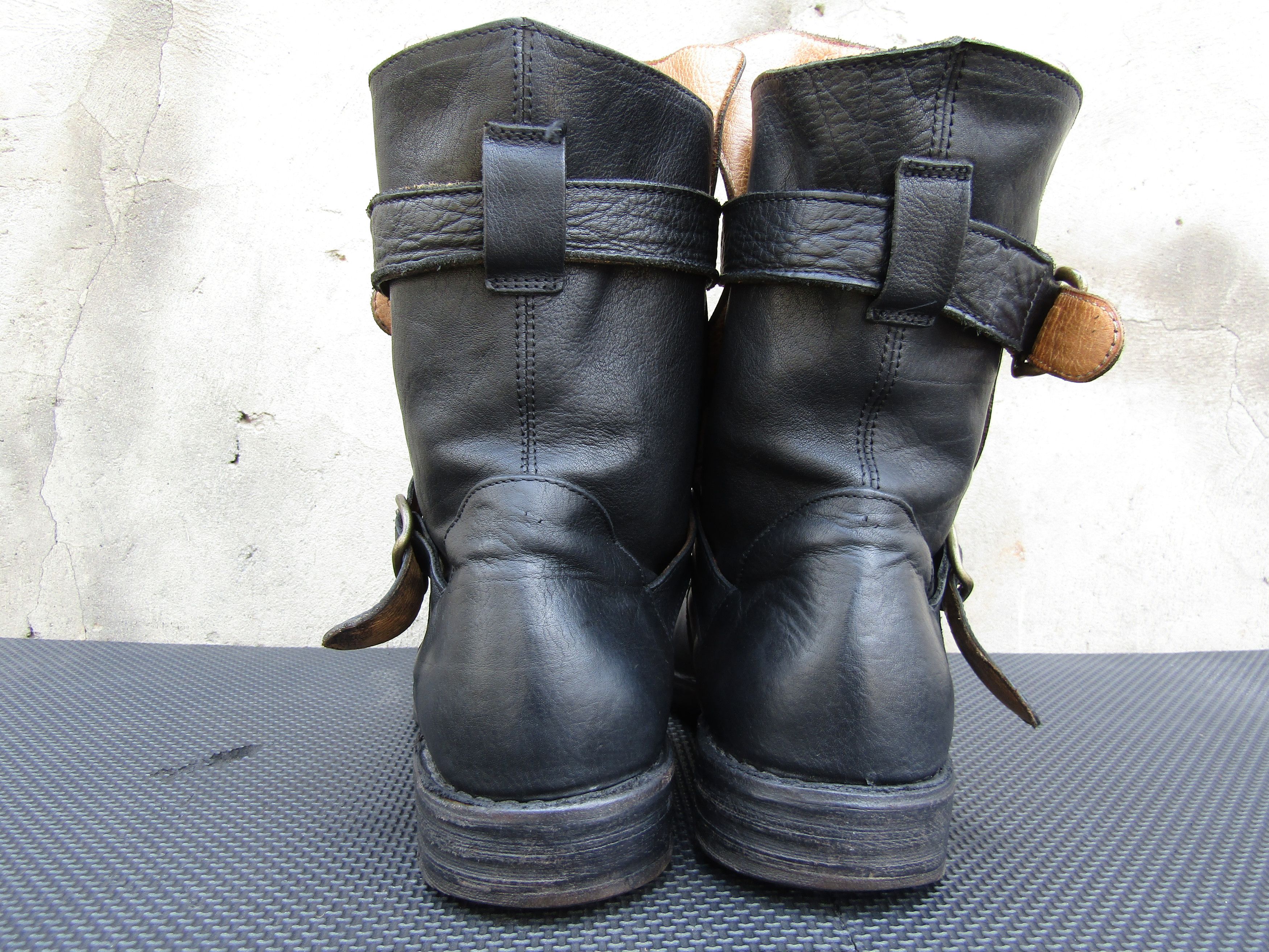 Fiorentini + Baker Fiorentini+Baker ETERNITY Leather Moto 2 Strap w Buckle Size US 11 / IT 41 - 6 Thumbnail