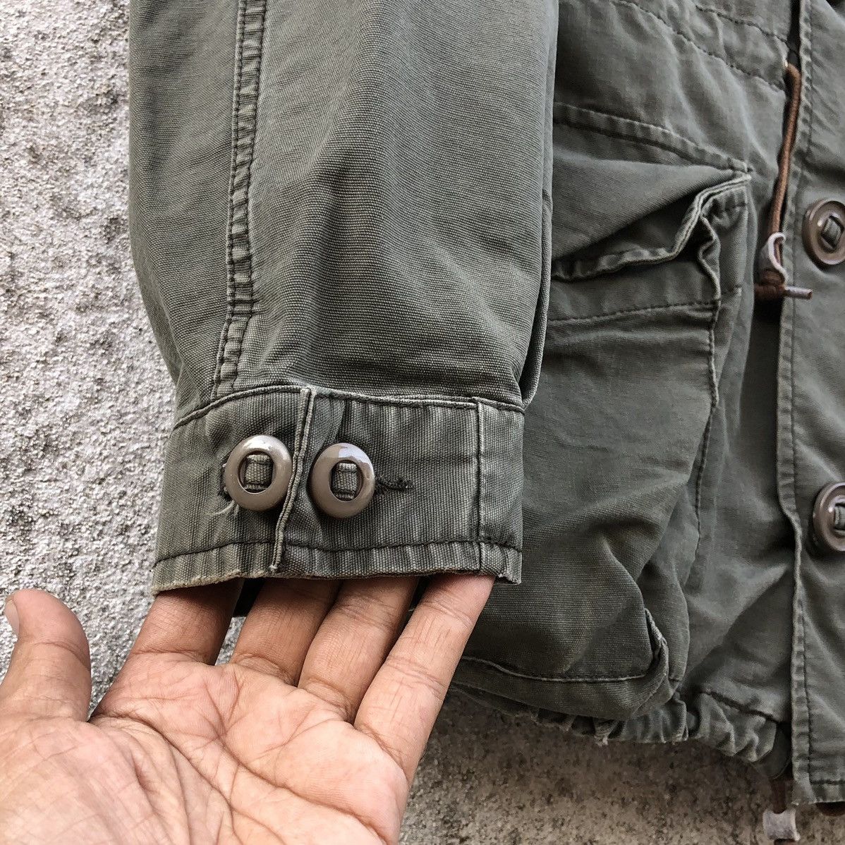 Vintage Vintage Fatigues Flash Report Military Army Combat Jacket Size US M / EU 48-50 / 2 - 9 Thumbnail