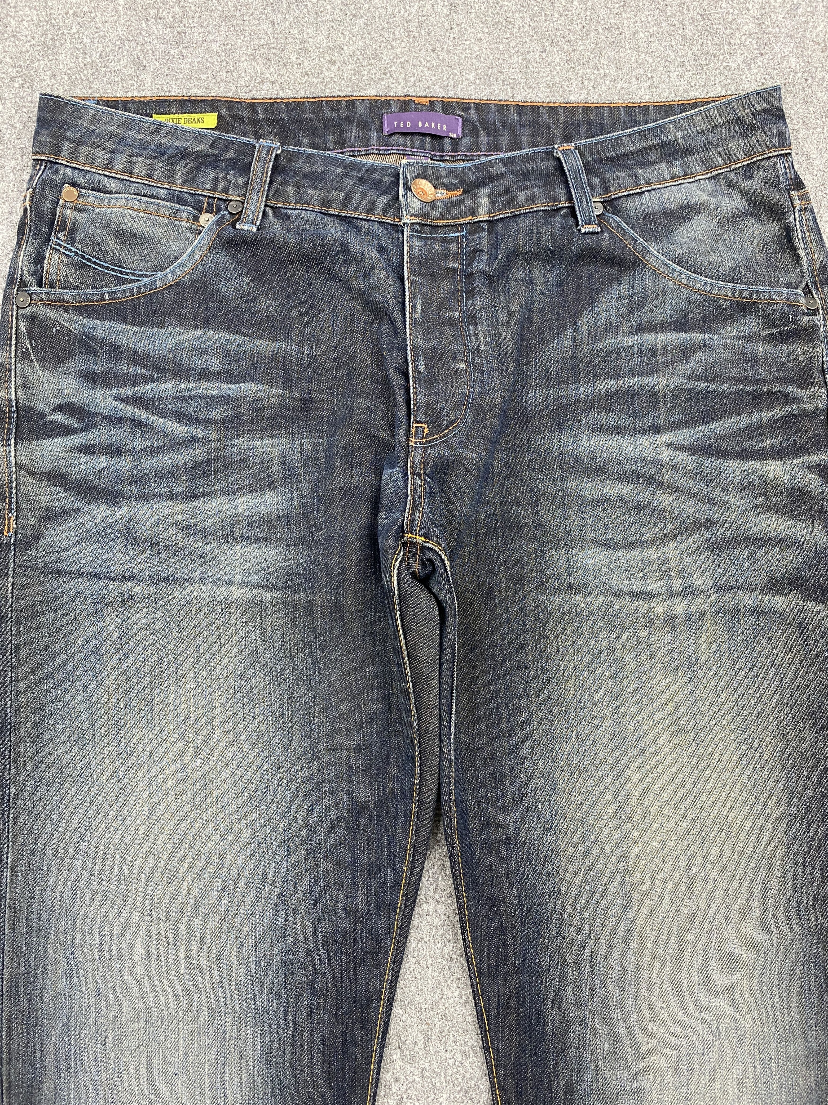 Ted Baker Vintage Ted Baker Faded Blue Jeans S0029 Size US 35 - 2 Thumbnail
