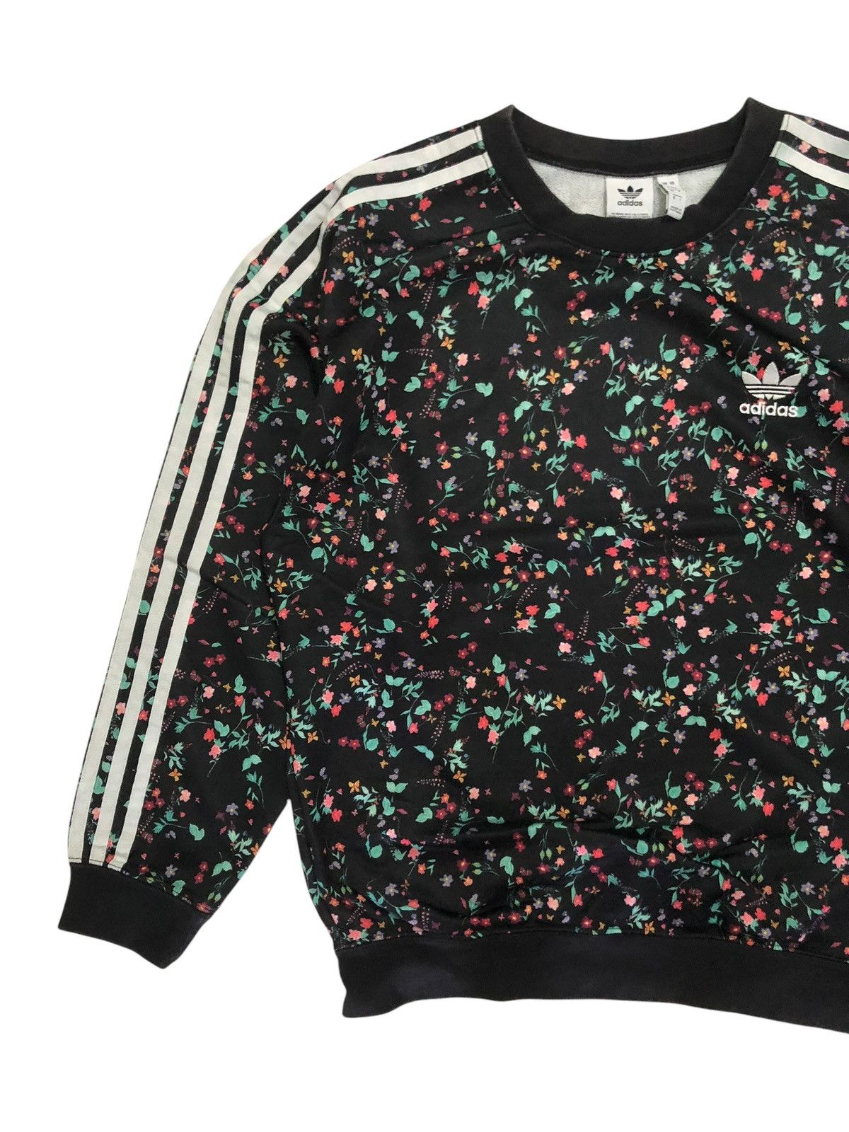 Other Adidas Floral Print Sweatshirt Size US M / EU 48-50 / 2 - 2 Thumbnail
