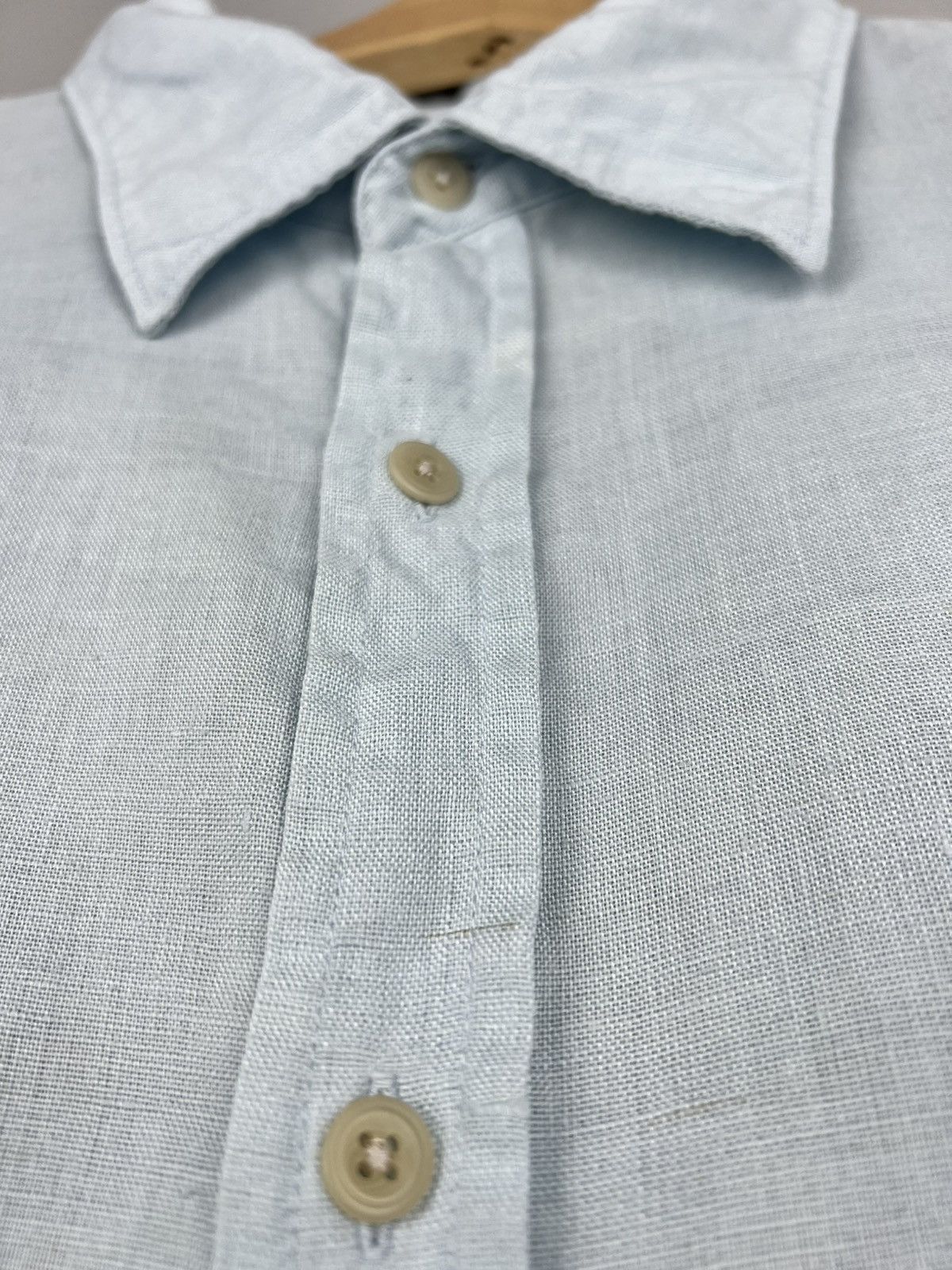 Gap × Vintage Gap Vintage Linen Blue Shirt Oversized Size US L / EU 52-54 / 3 - 5 Thumbnail