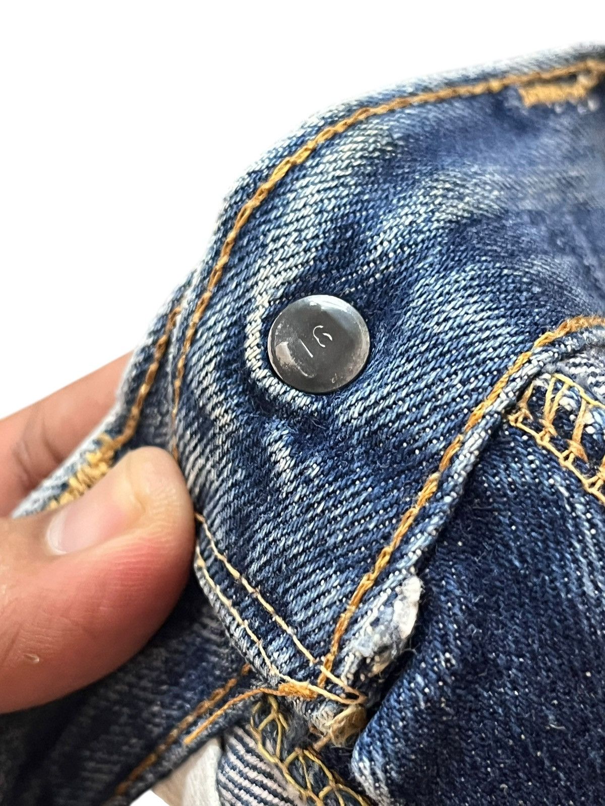 Levi's Vintage Clothing Vintage Levi’s Scovill Big E Selvedge Shorts Denim Size US 29 - 5 Thumbnail