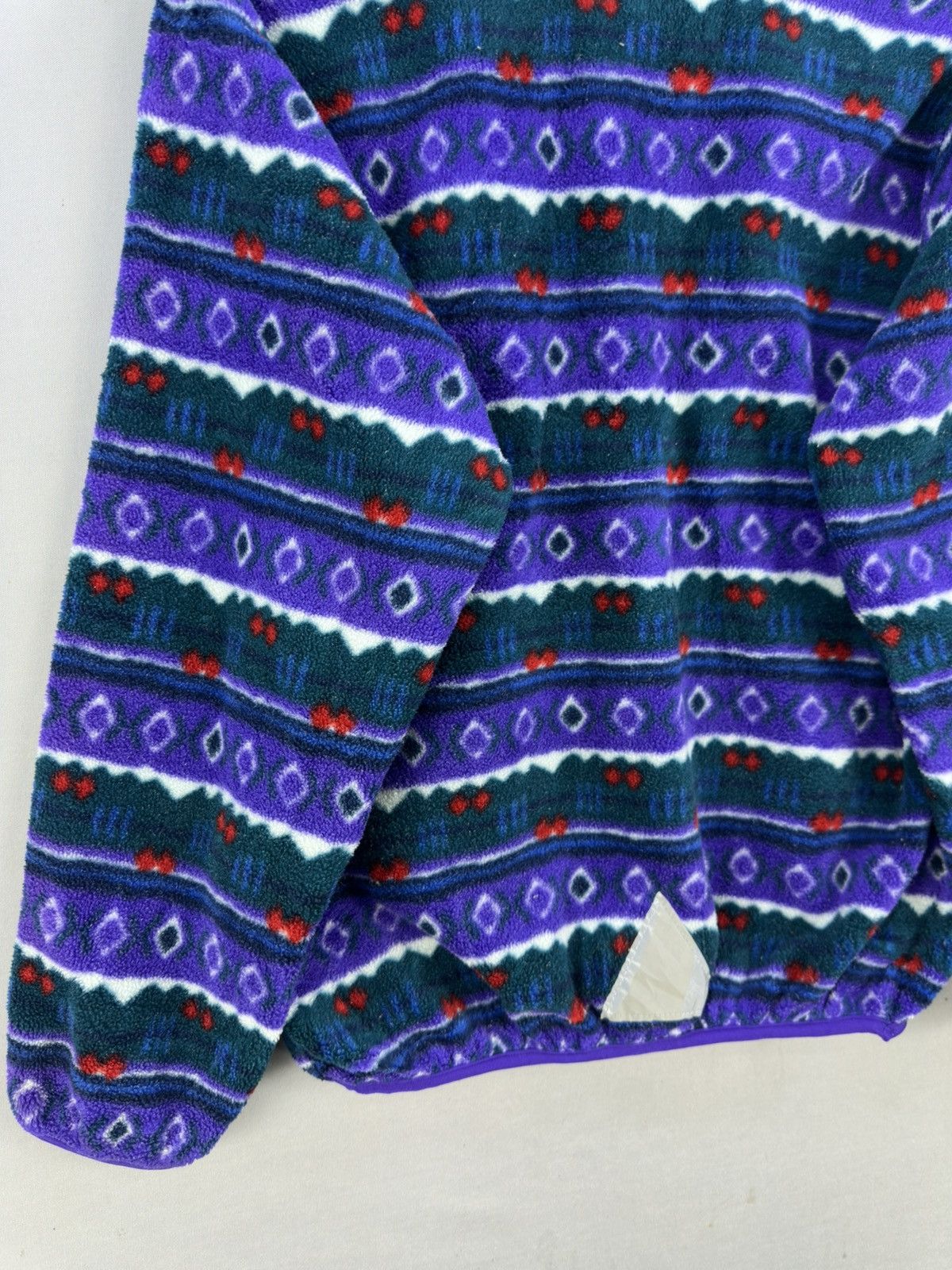 L.L. Bean Vintage 90’s L.L Bean Geo Print Fleece Pullover Jacket Size US M / EU 48-50 / 2 - 6 Thumbnail