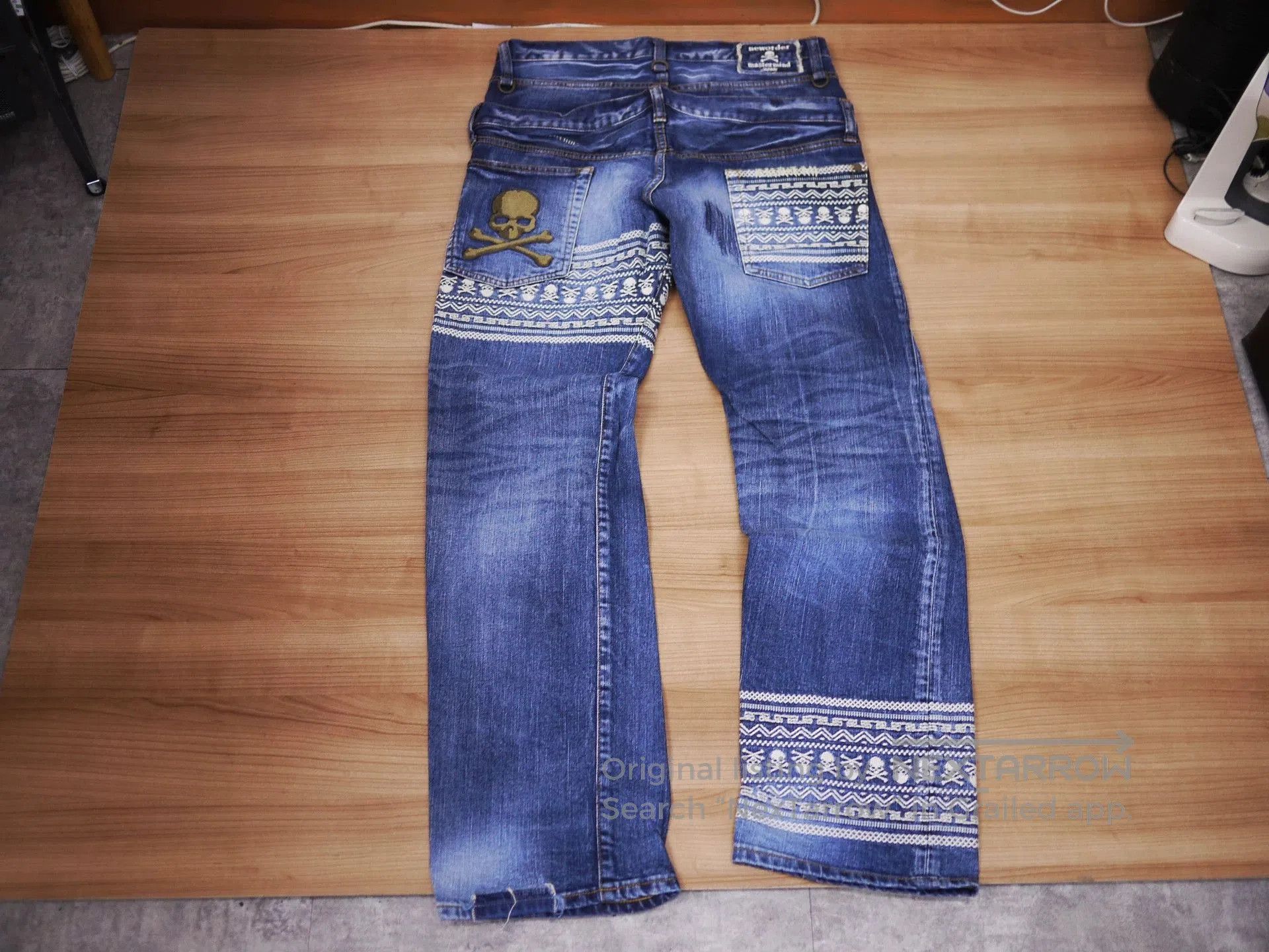 Mastermind Japan mastermind japan denim pants with unique design. Size US 32 / EU 48 - 5 Thumbnail