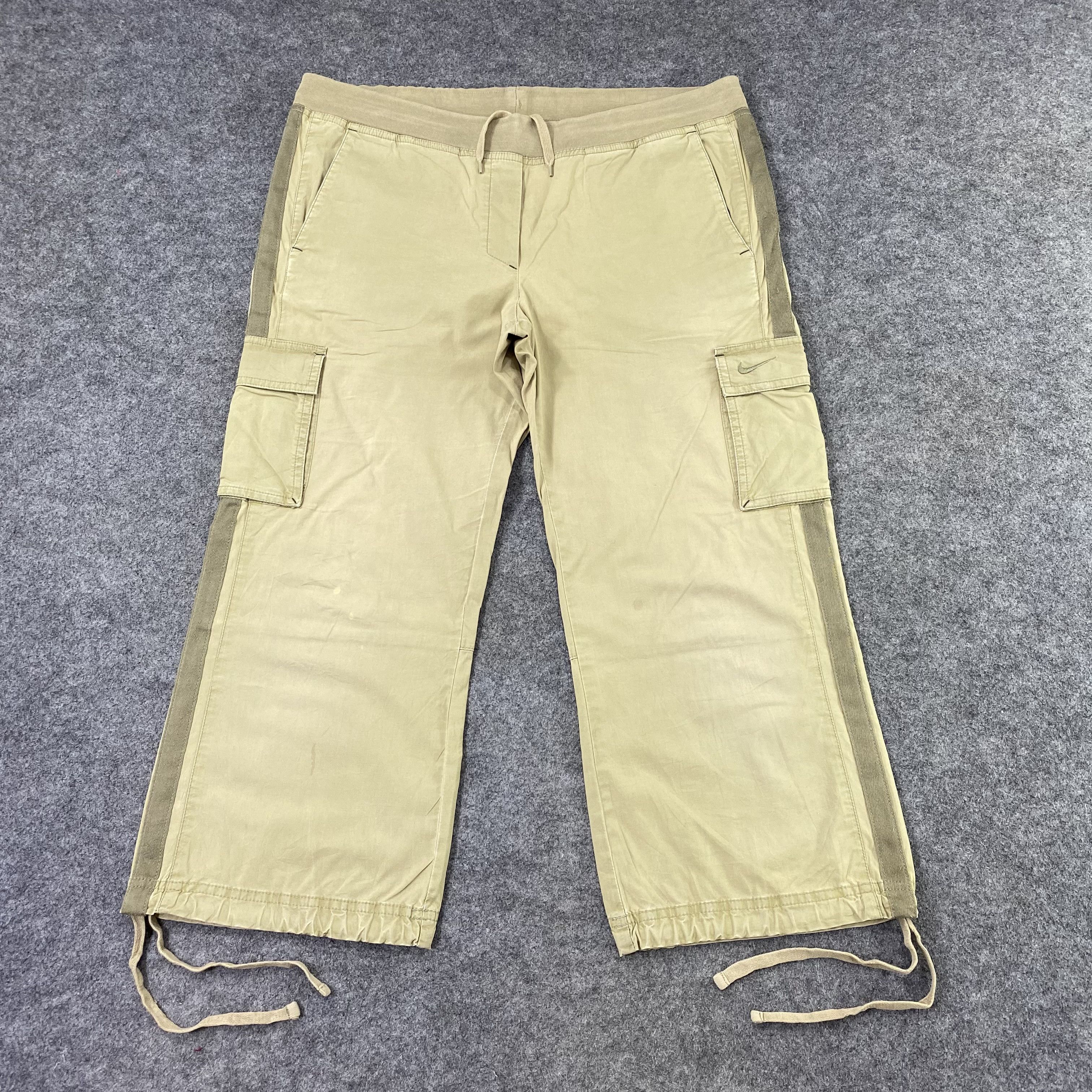 Nike Nike Drawstring Bondage Multipocket Cargo Short Pant-C058 Size US 35 - 1 Thumbnail