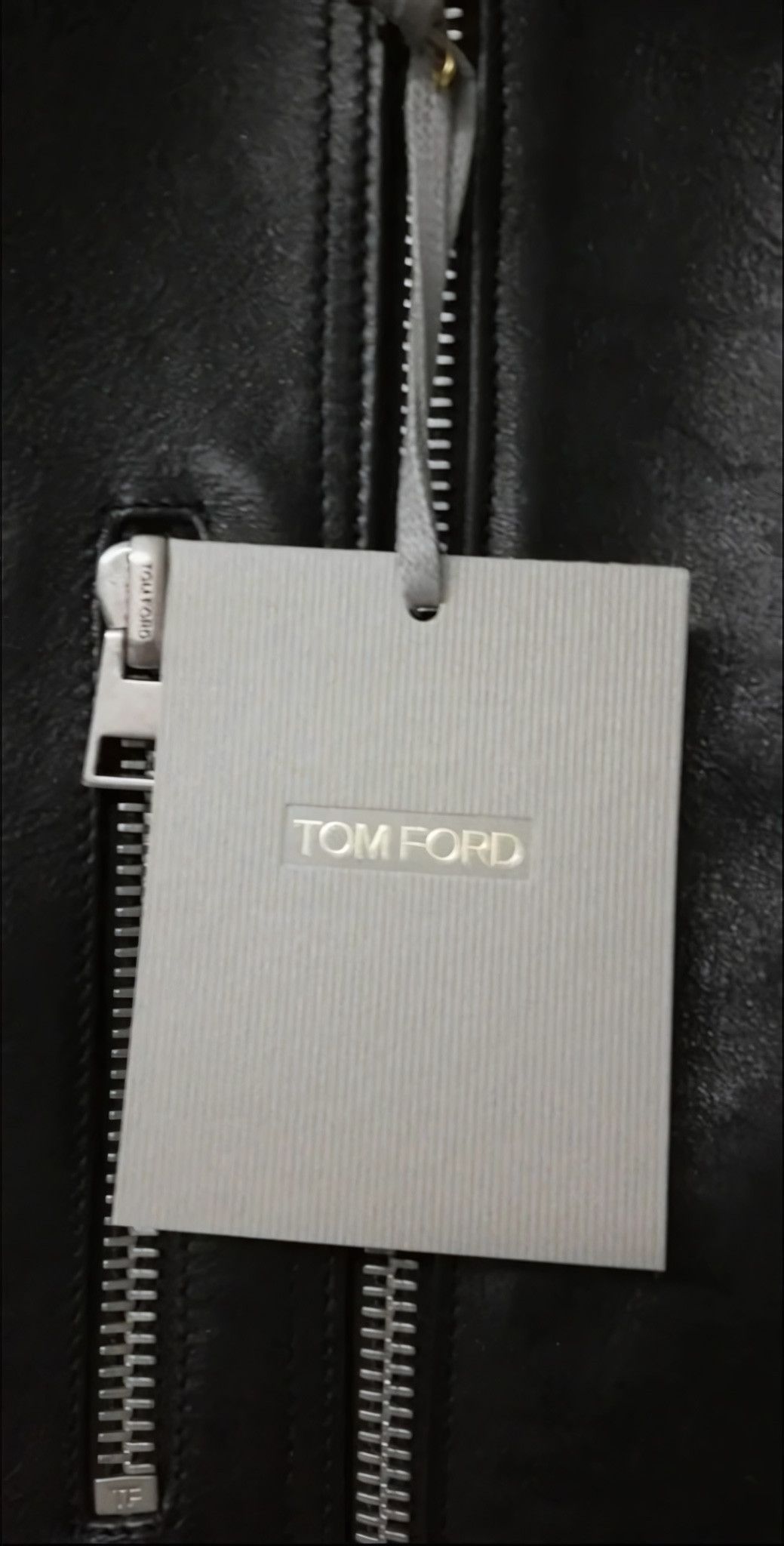 Tom Ford BIKER LEATHER JACKET Size US M / EU 48-50 / 2 - 7 Thumbnail