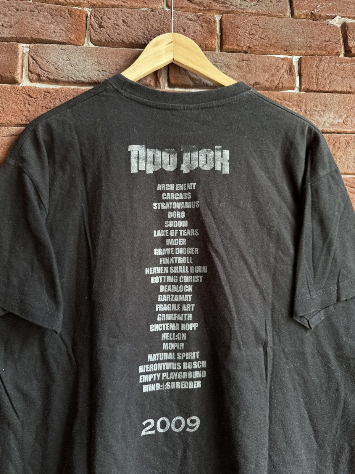 Band Tees VINTAGE Y2K BAND TEE STRATOVARIUS Metal rare TOUR BAND Black Size US L / EU 52-54 / 3 - 6 Thumbnail