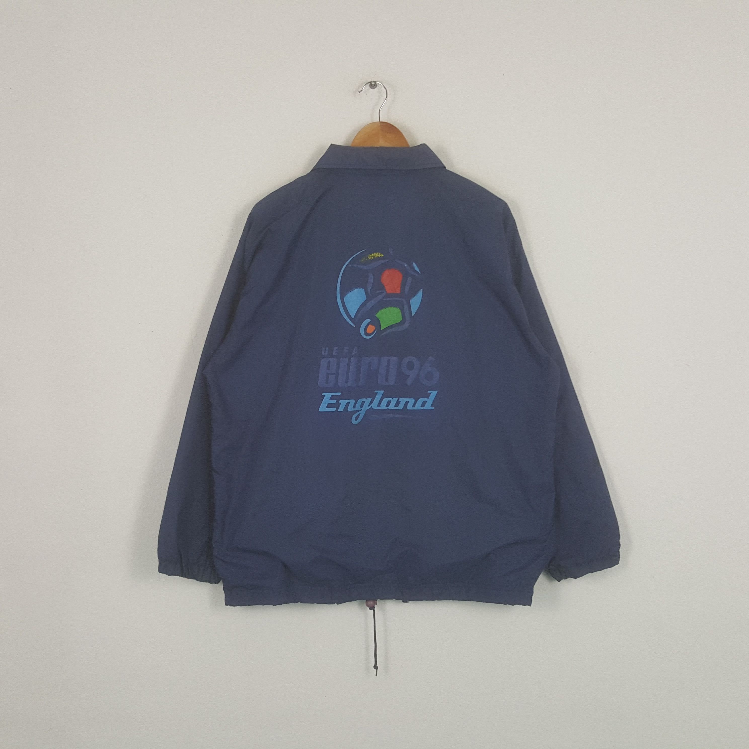 Vintage 90's Euro 96 England Sport Style Windbreaker Jacket