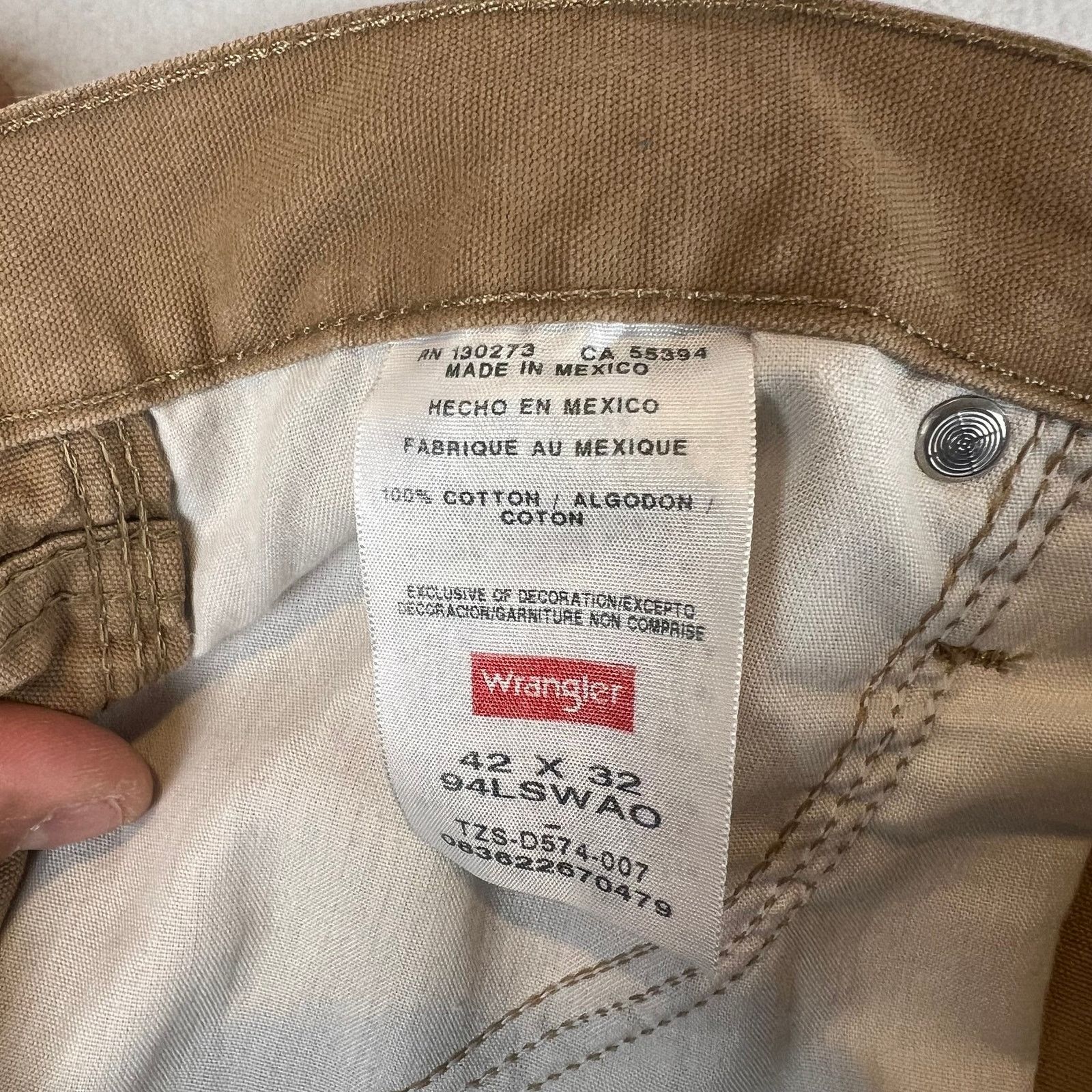 Wrangler Wrangler Pants Mens 42x32 Carpenter Utility Workwear Size US 42 / EU 58 - 4 Thumbnail