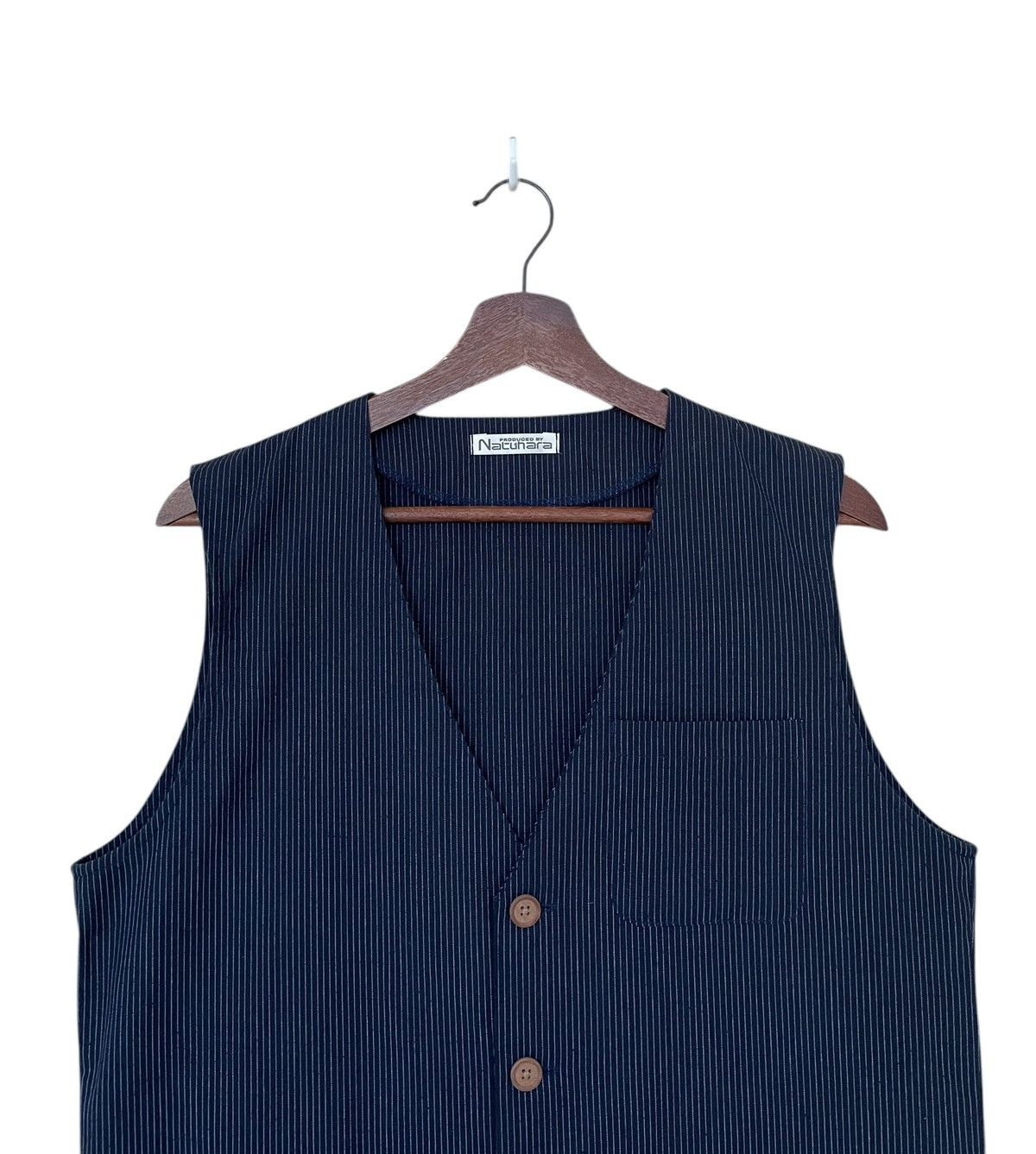 Japanese Brand × Vintage Vintage Japanese Brand Natuhara Hickory Vest 1990s Size US M / EU 48-50 / 2 - 3 Thumbnail