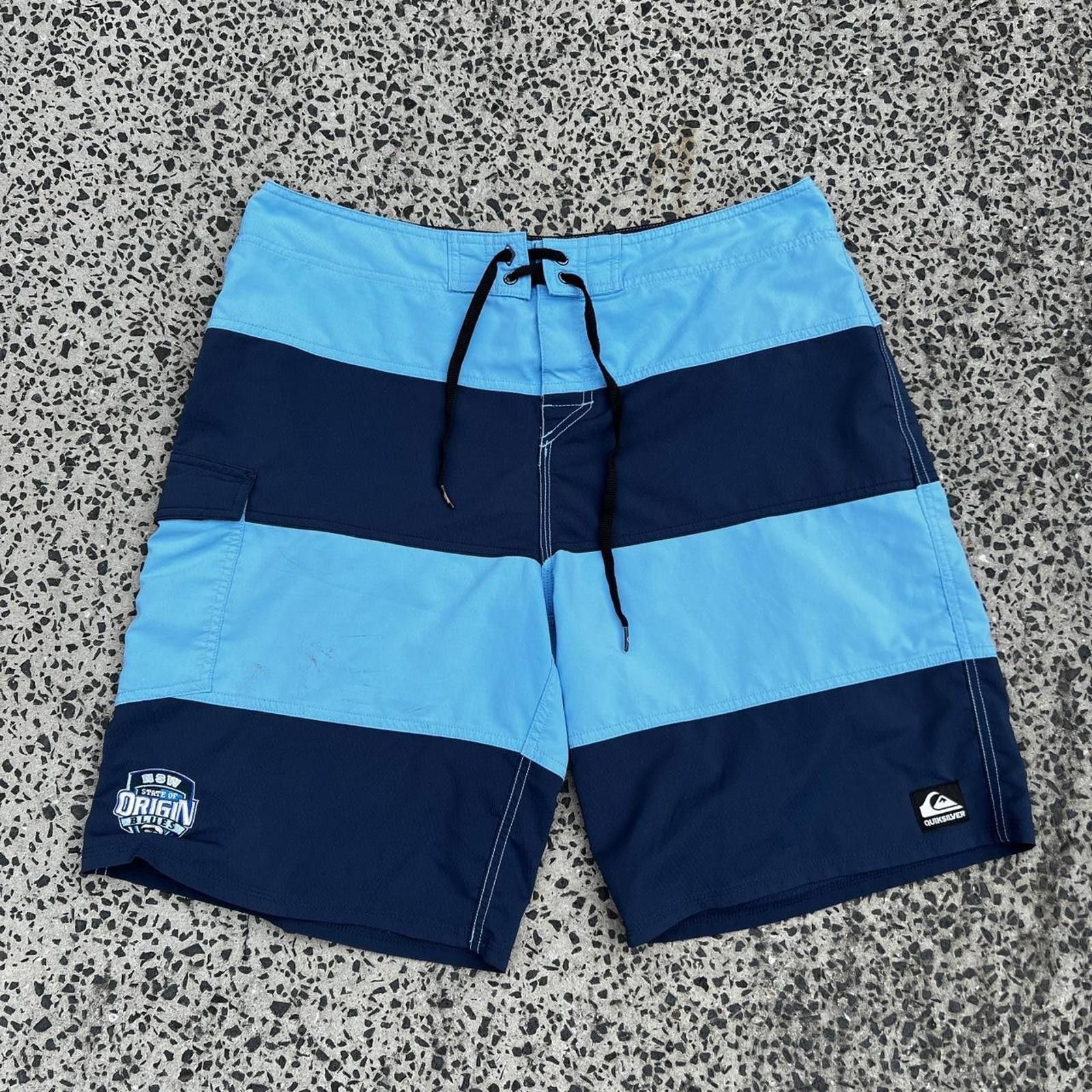 Quiksilver Quiksilver Men's Blue Shorts Size US 36 / EU 52 - 1 Thumbnail