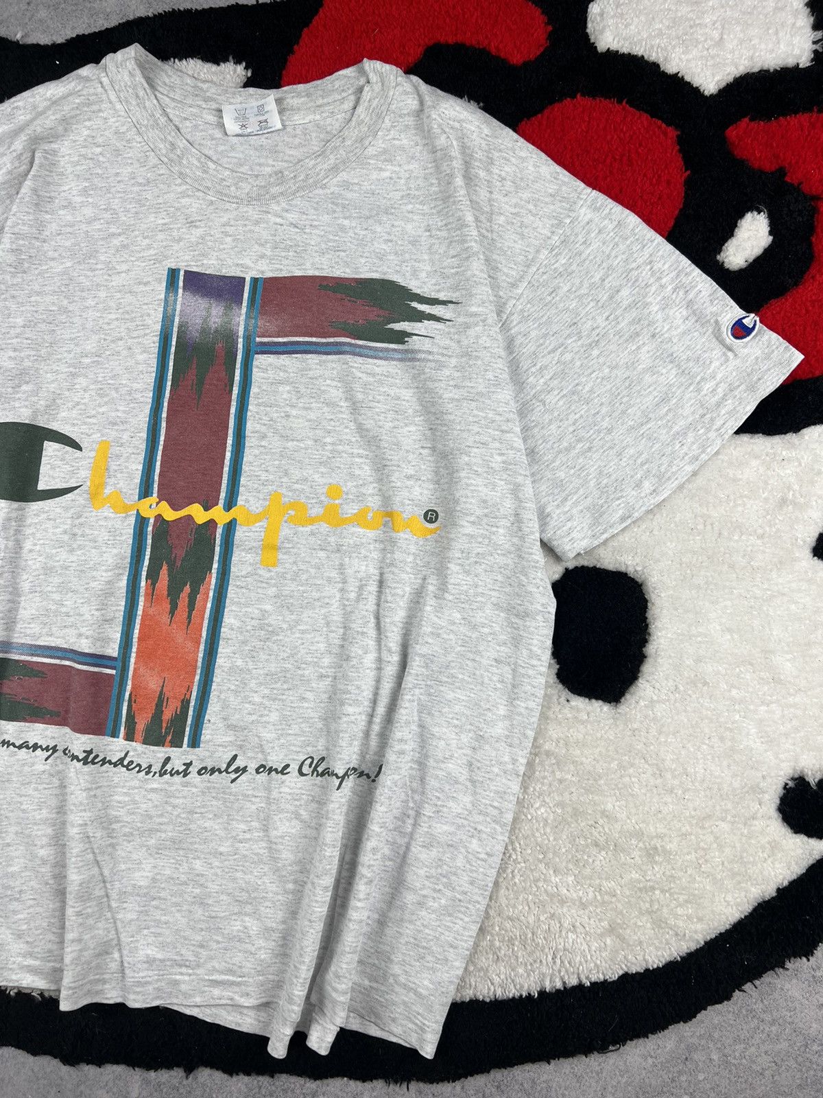 Champion Vintage Champion 90s USA Single Stitch Y2K Tee Shirt Size US L / EU 52-54 / 3 - 3 Thumbnail