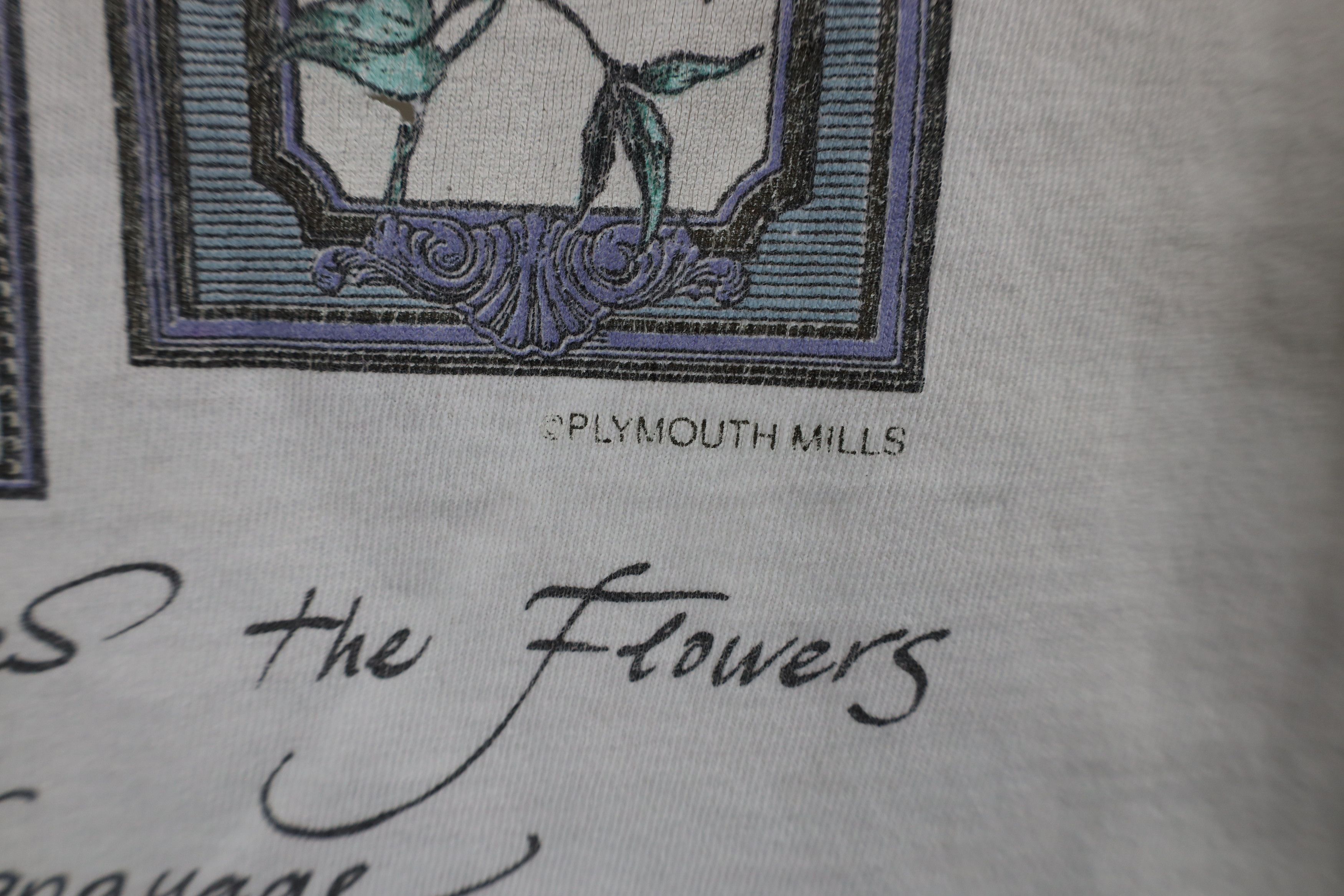 Vintage Vintage 90s Streetwear Flowers Short Sleeve T-Shirt USA Size XXL / US 16-18 / IT 52-54 - 9 Thumbnail